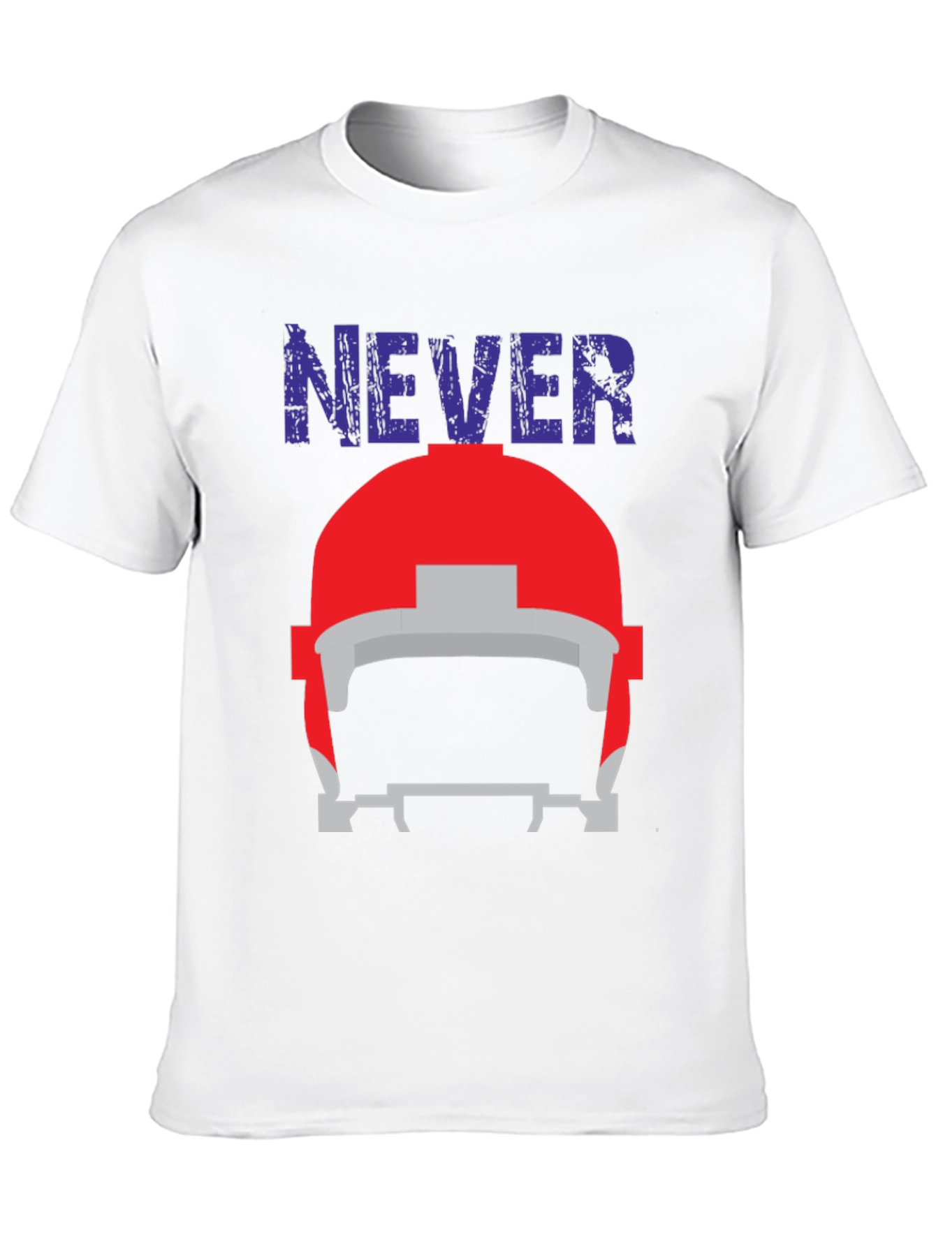 Never Give Up Football T-Shirt