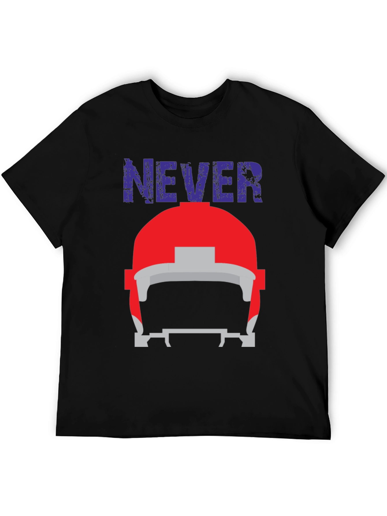 Never Give Up Football T-Shirt