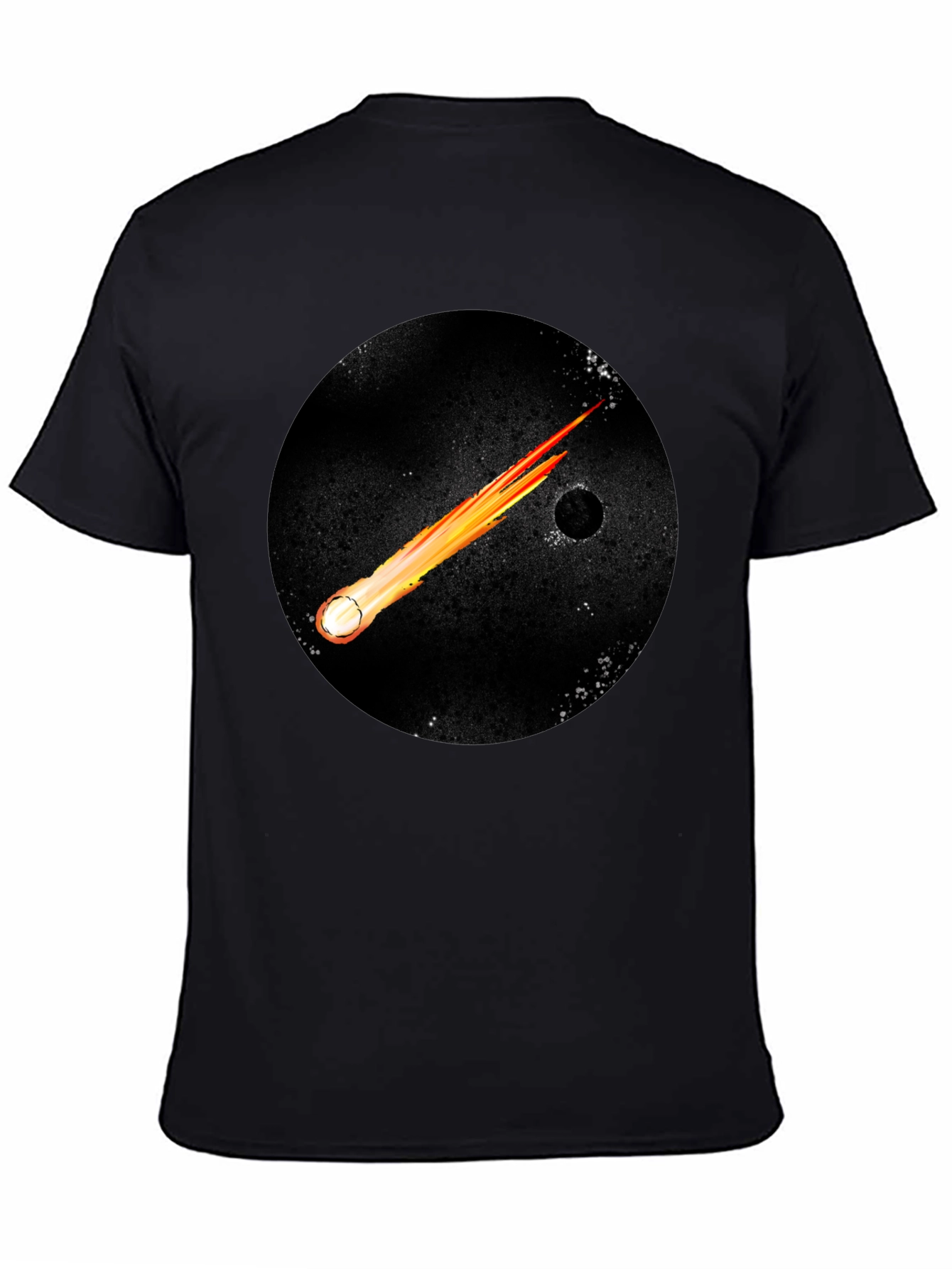 Cosmic Comet Black T-Shirt