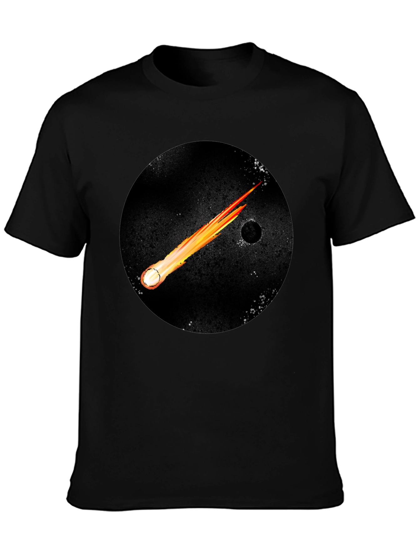 Cosmic Comet Black T-Shirt
