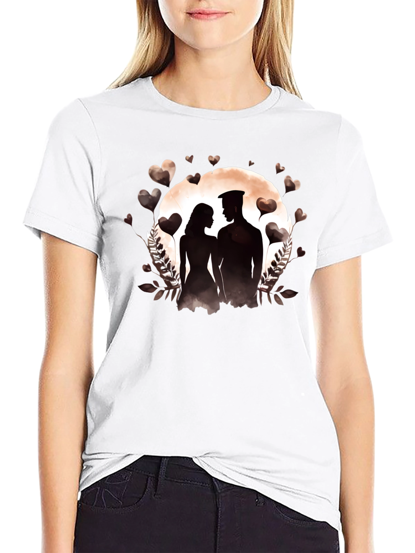Romantic Silhouette T-Shirt