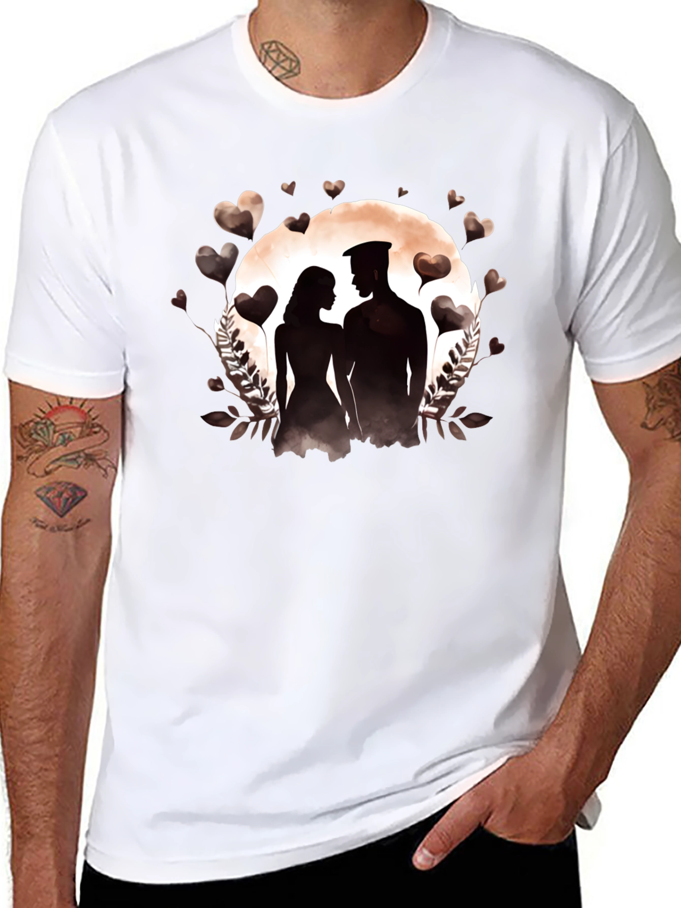 Romantic Silhouette T-Shirt