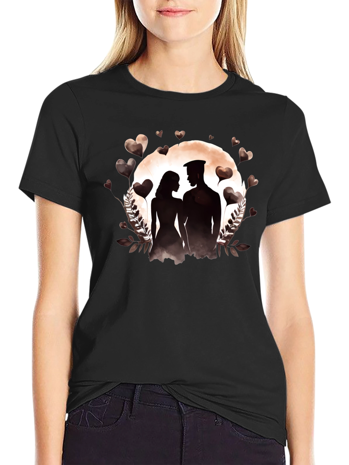 Romantic Silhouette T-Shirt