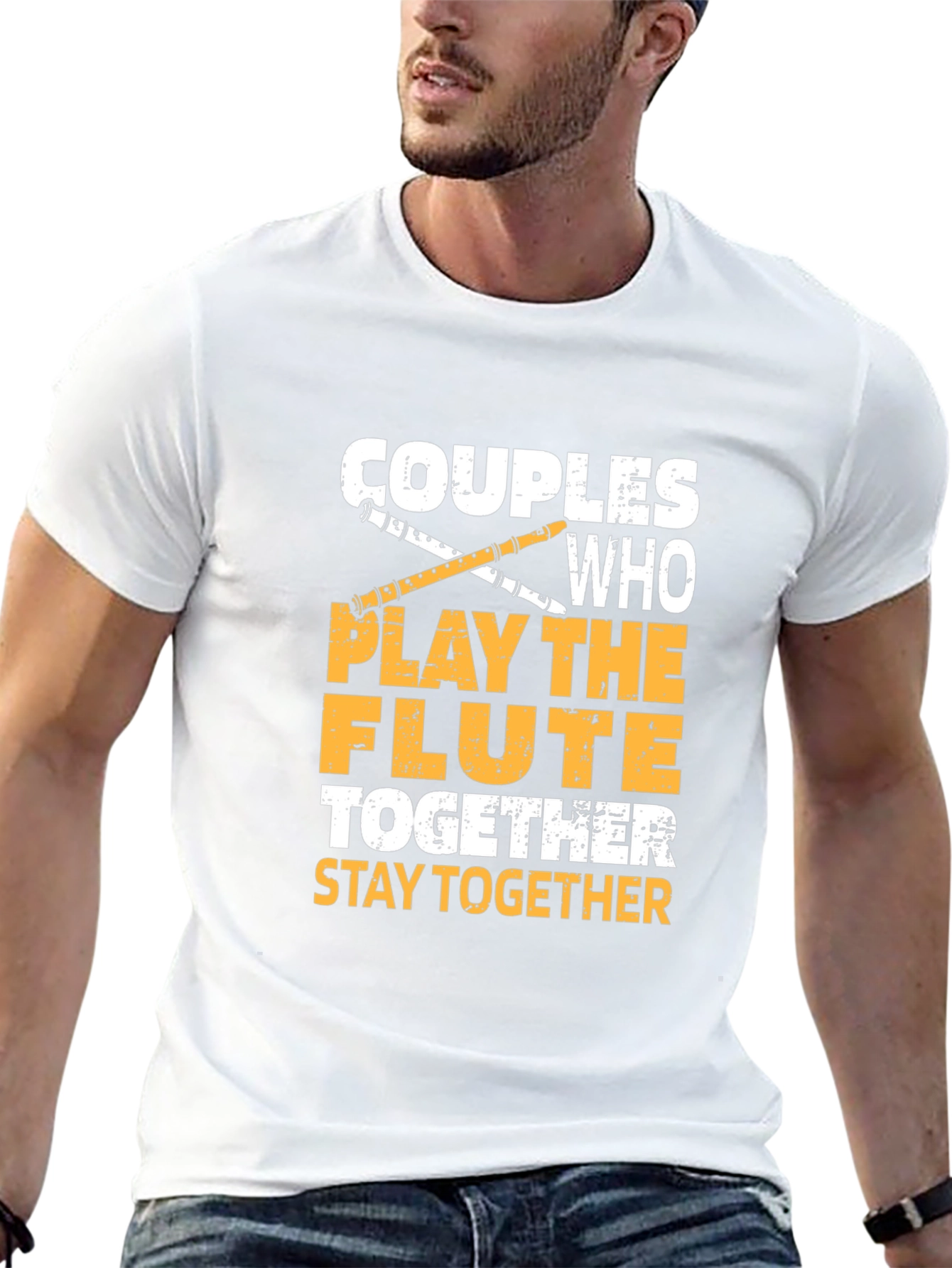 Couples Who Play The Flute Together T-Shirt