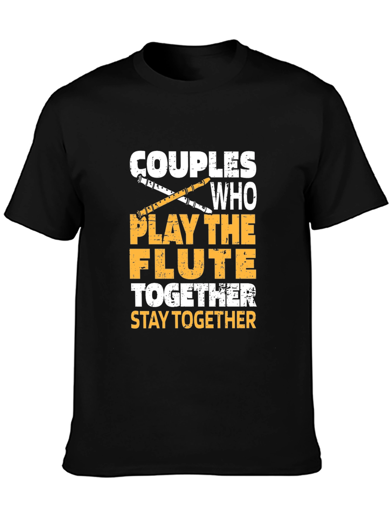 Couples Who Play The Flute Together T-Shirt