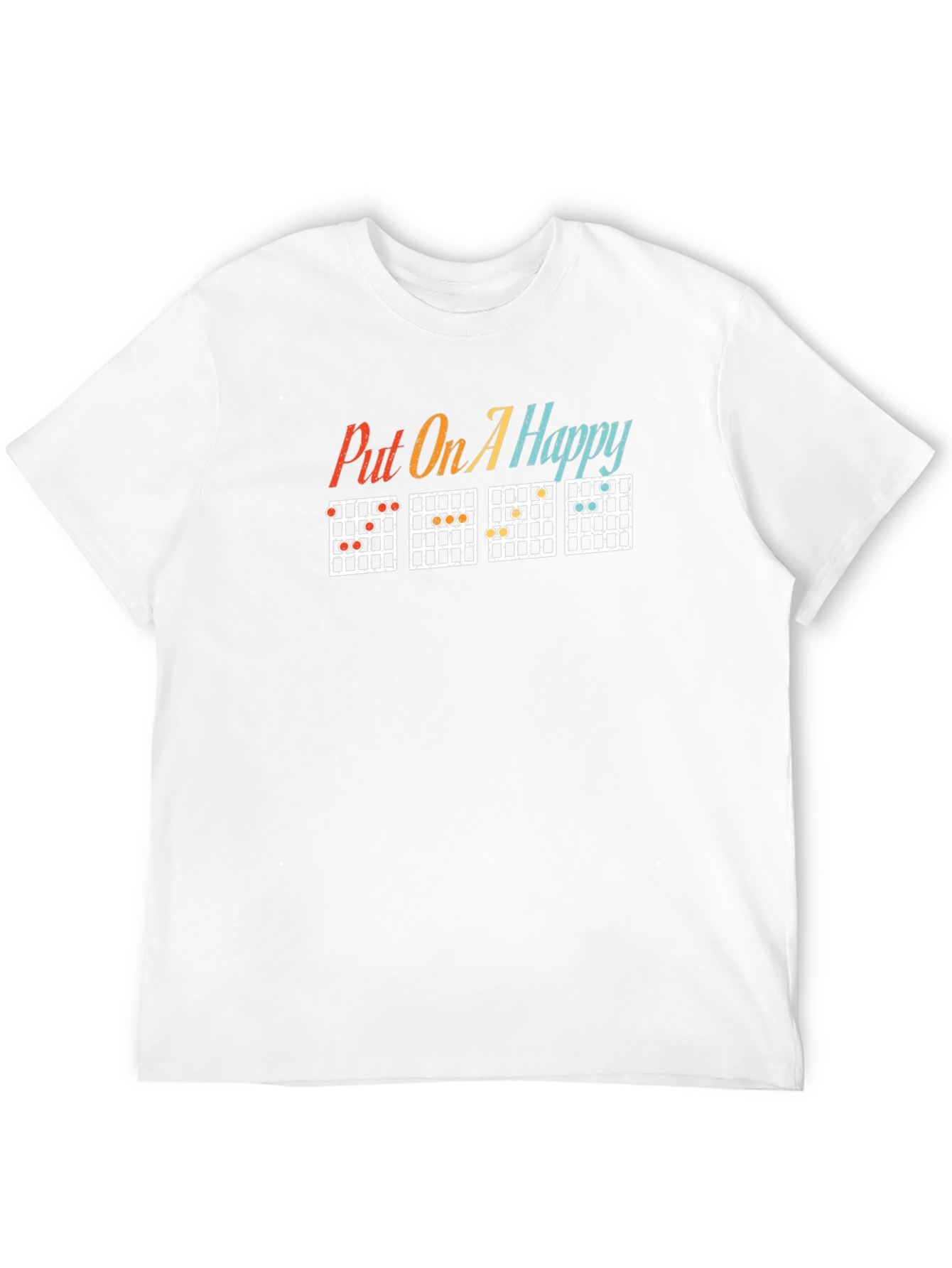 Happy Chords T-Shirt - Music Lover Tee