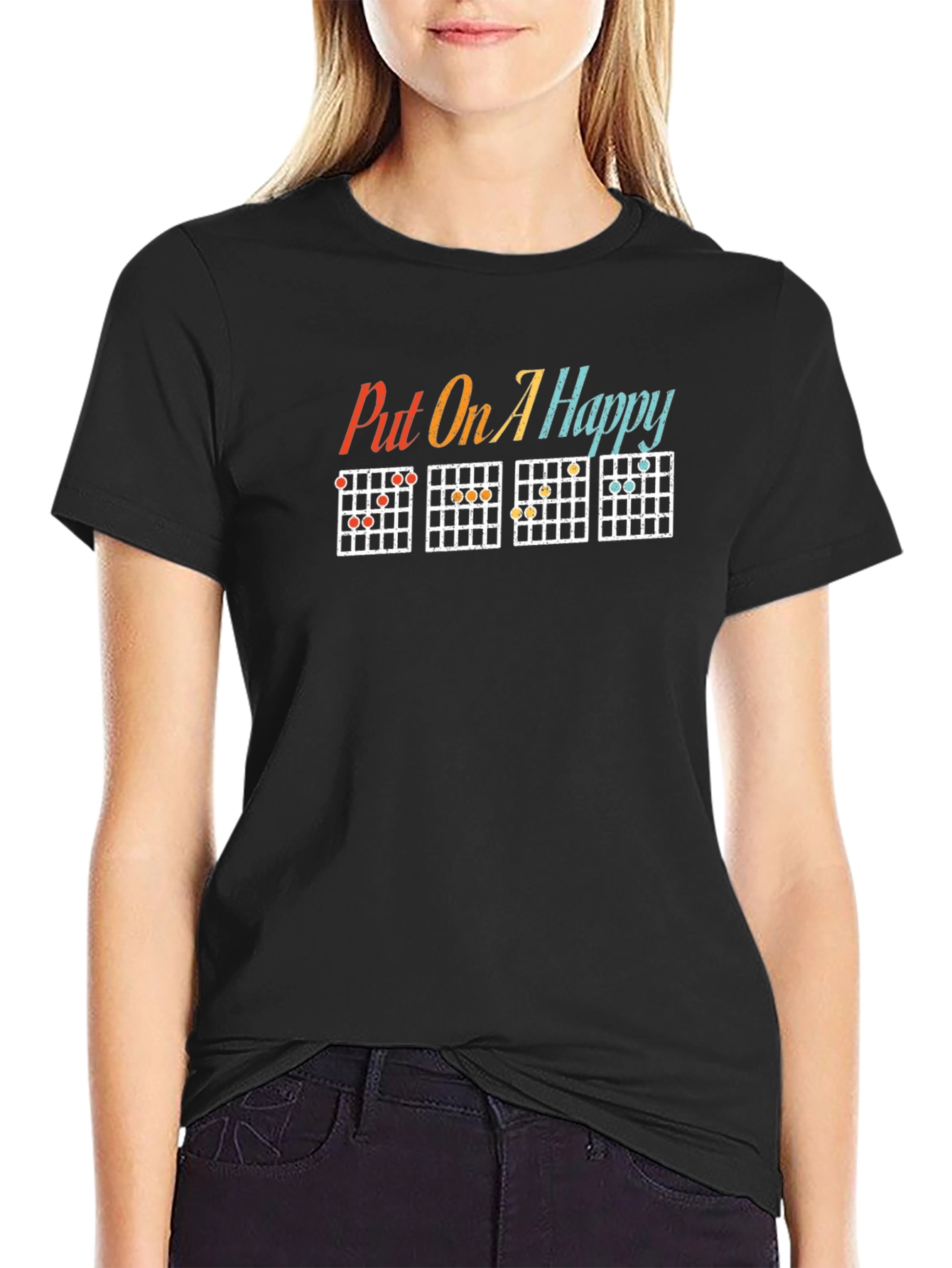 Happy Chords T-Shirt - Music Lover Tee
