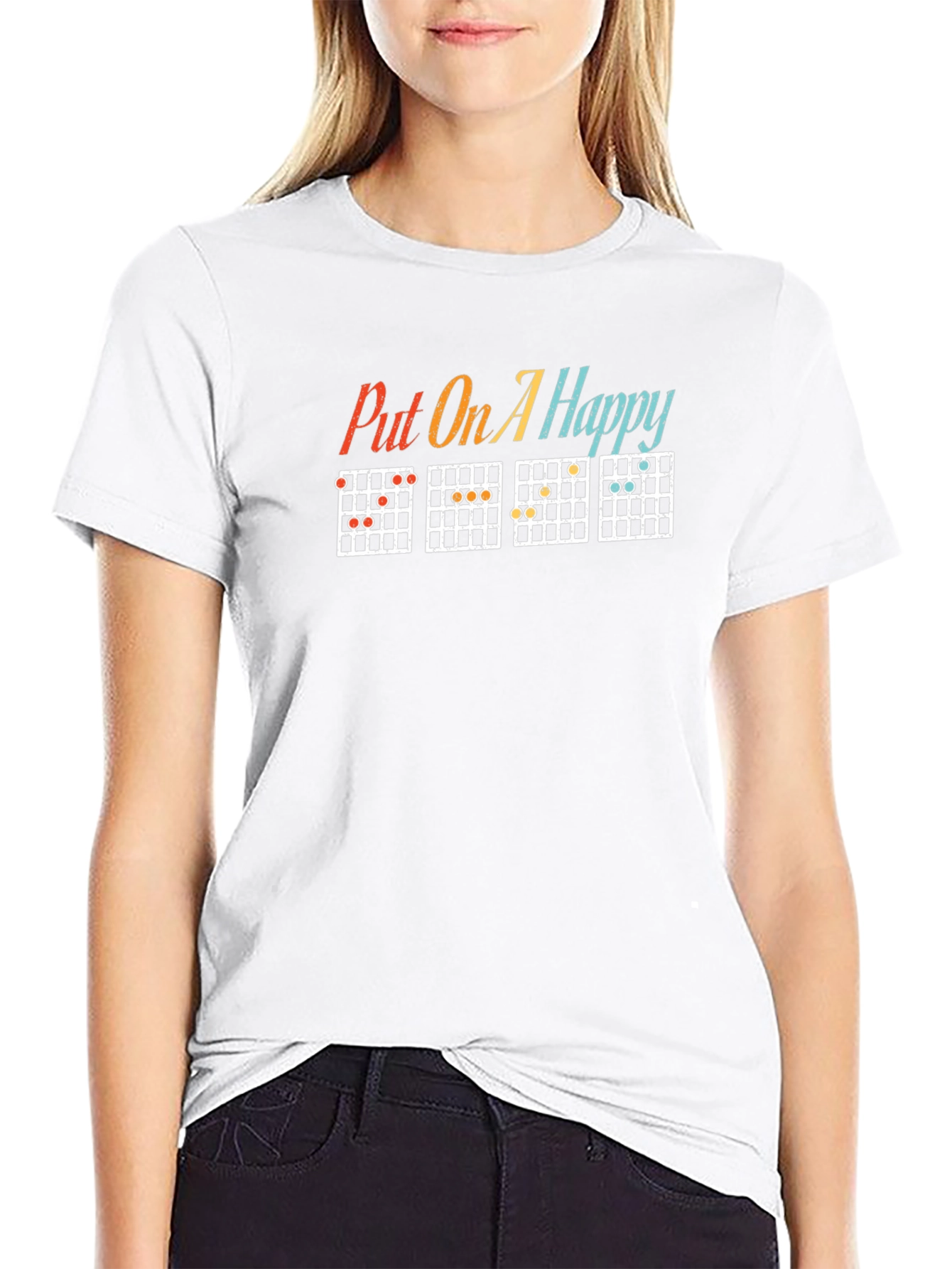 Happy Chords T-Shirt - Music Lover Tee