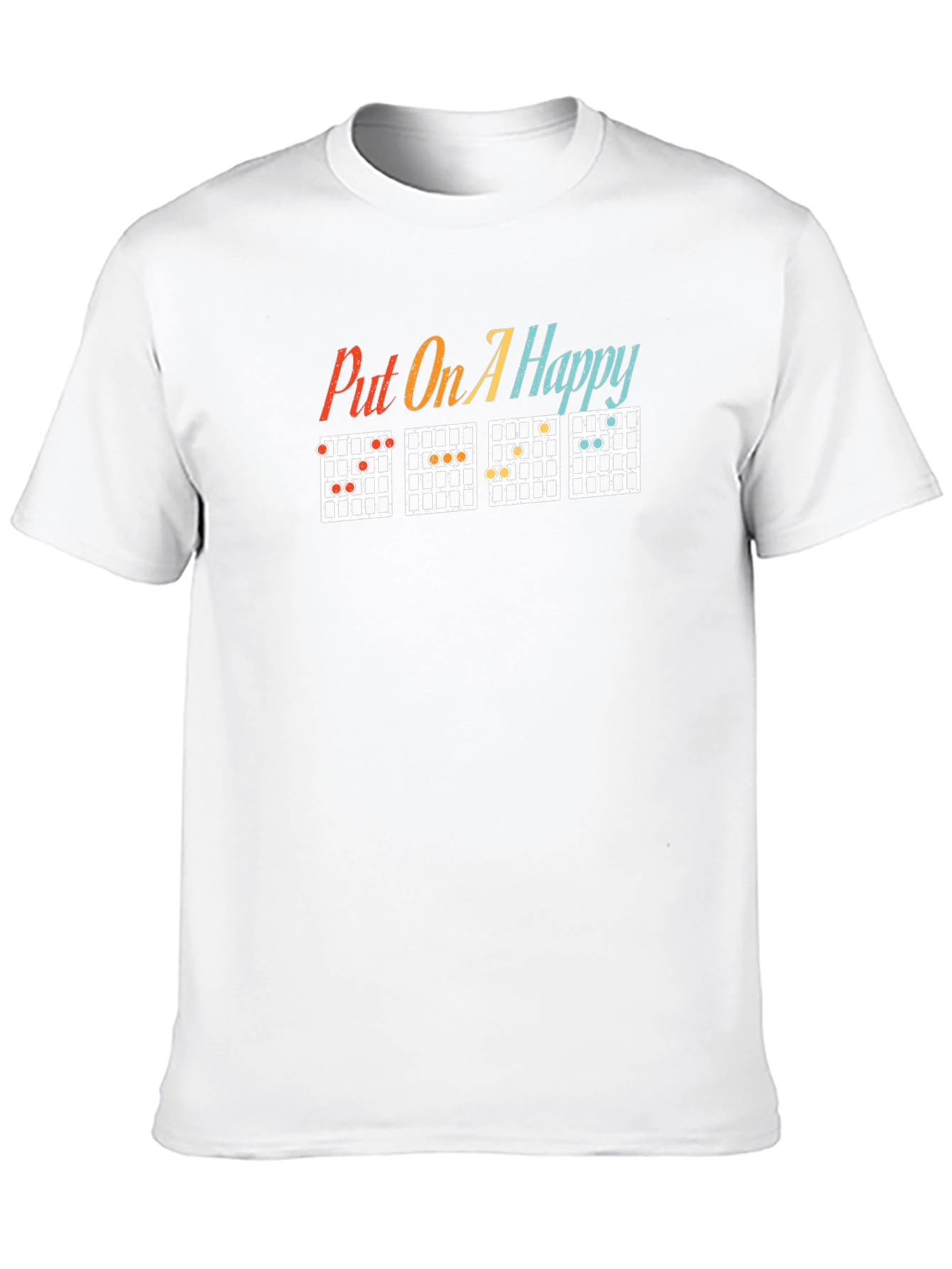 Happy Chords T-Shirt - Music Lover Tee