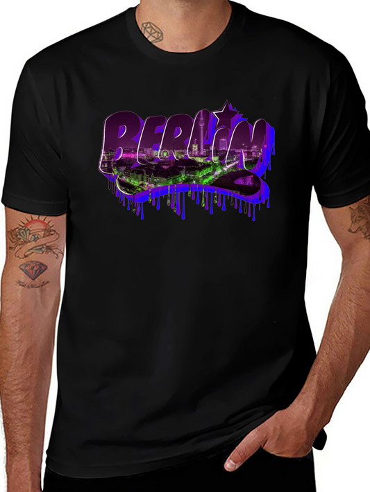 Berlin Skyline Graphic Tee - Urban Style