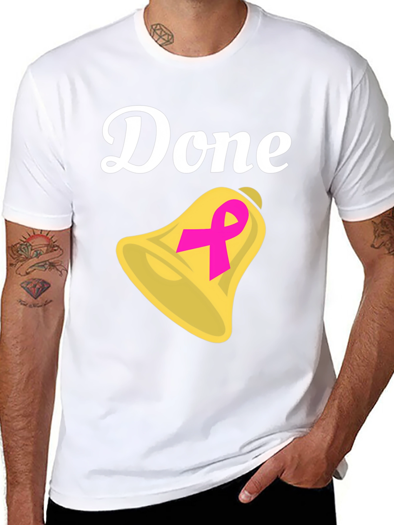 Done! Bell T-Shirt - Cancer Survivor Celebration Tee