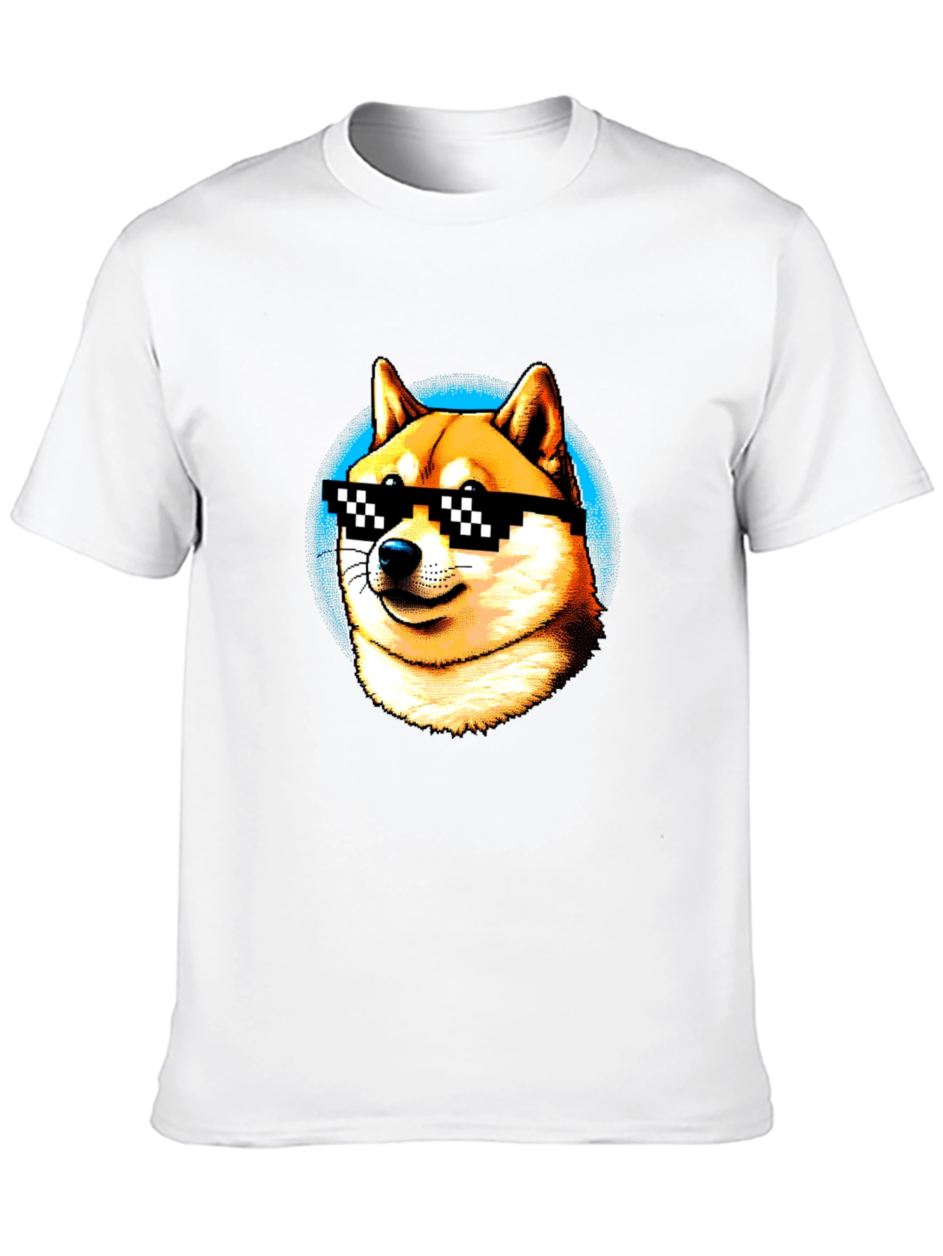 Doge Deal With It T-Shirt – Meme Shiba Inu Graphic Tee