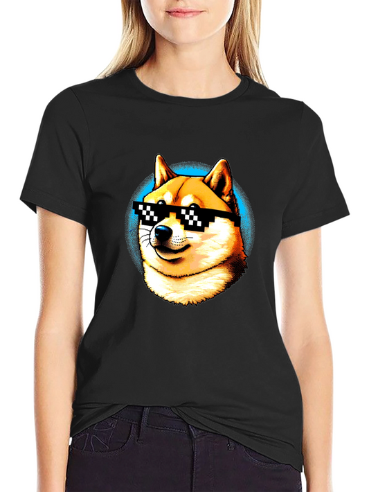 Doge Deal With It T-Shirt – Meme Shiba Inu Graphic Tee