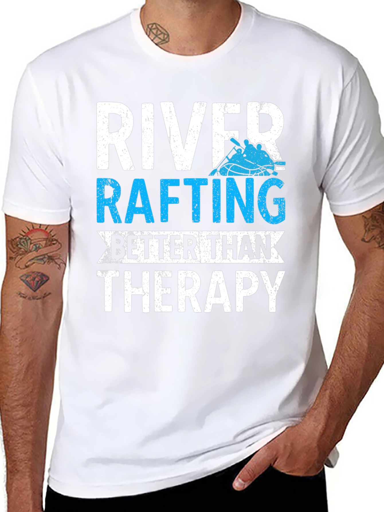 River Rafting Better Than Therapy T-Shirt