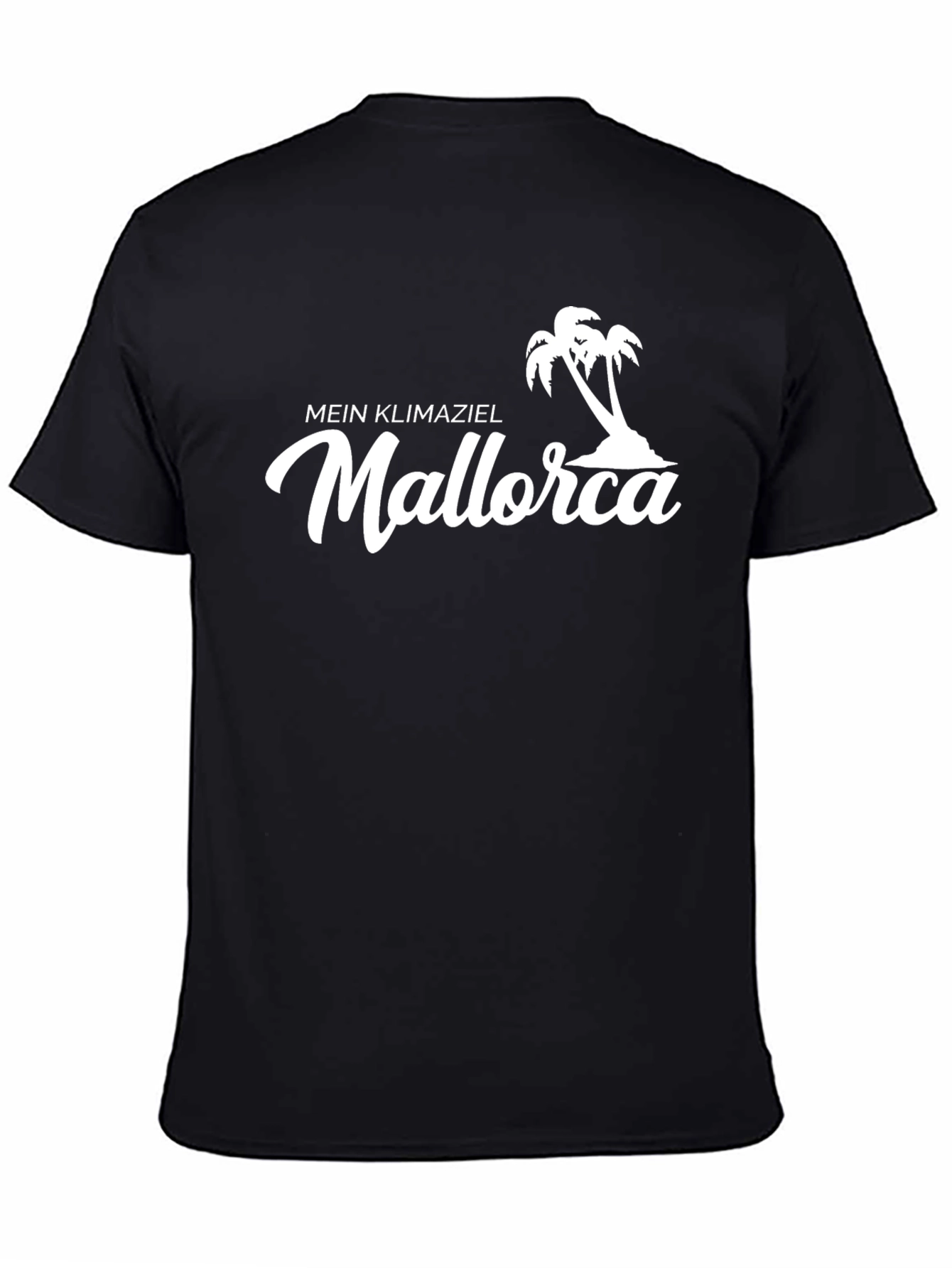 Mein Klimaziel Mallorca Black T-Shirt