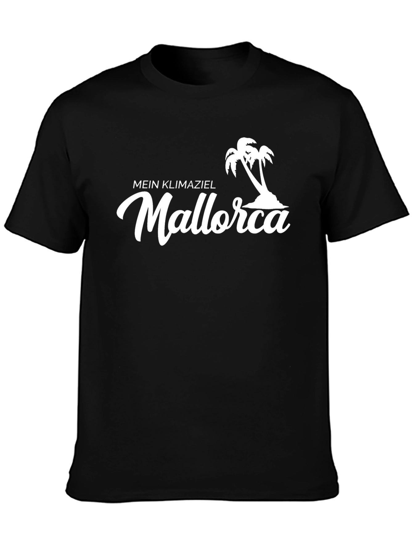 Mein Klimaziel Mallorca Black T-Shirt