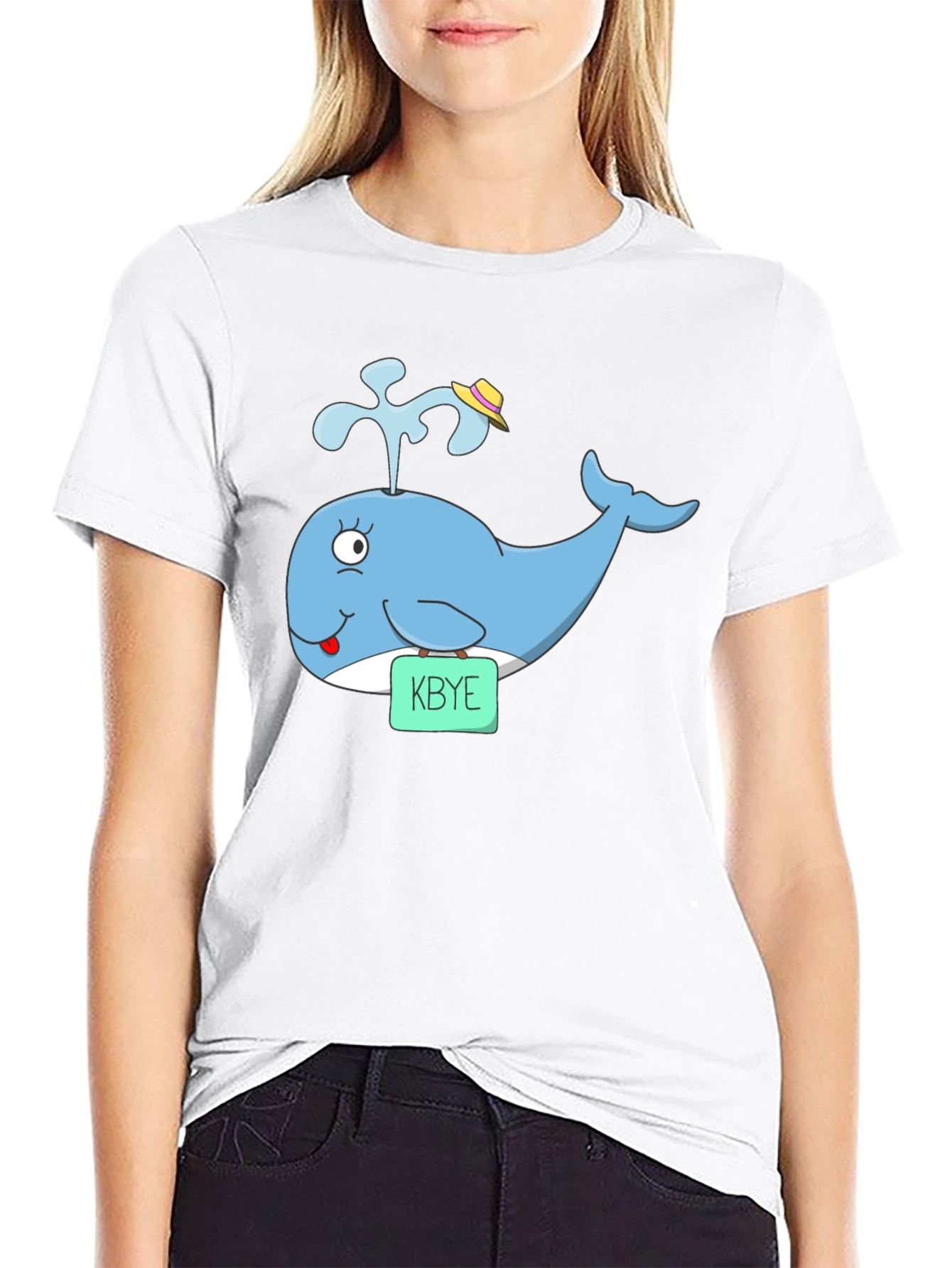 Whimsical Whale KBYE Graphic Tee