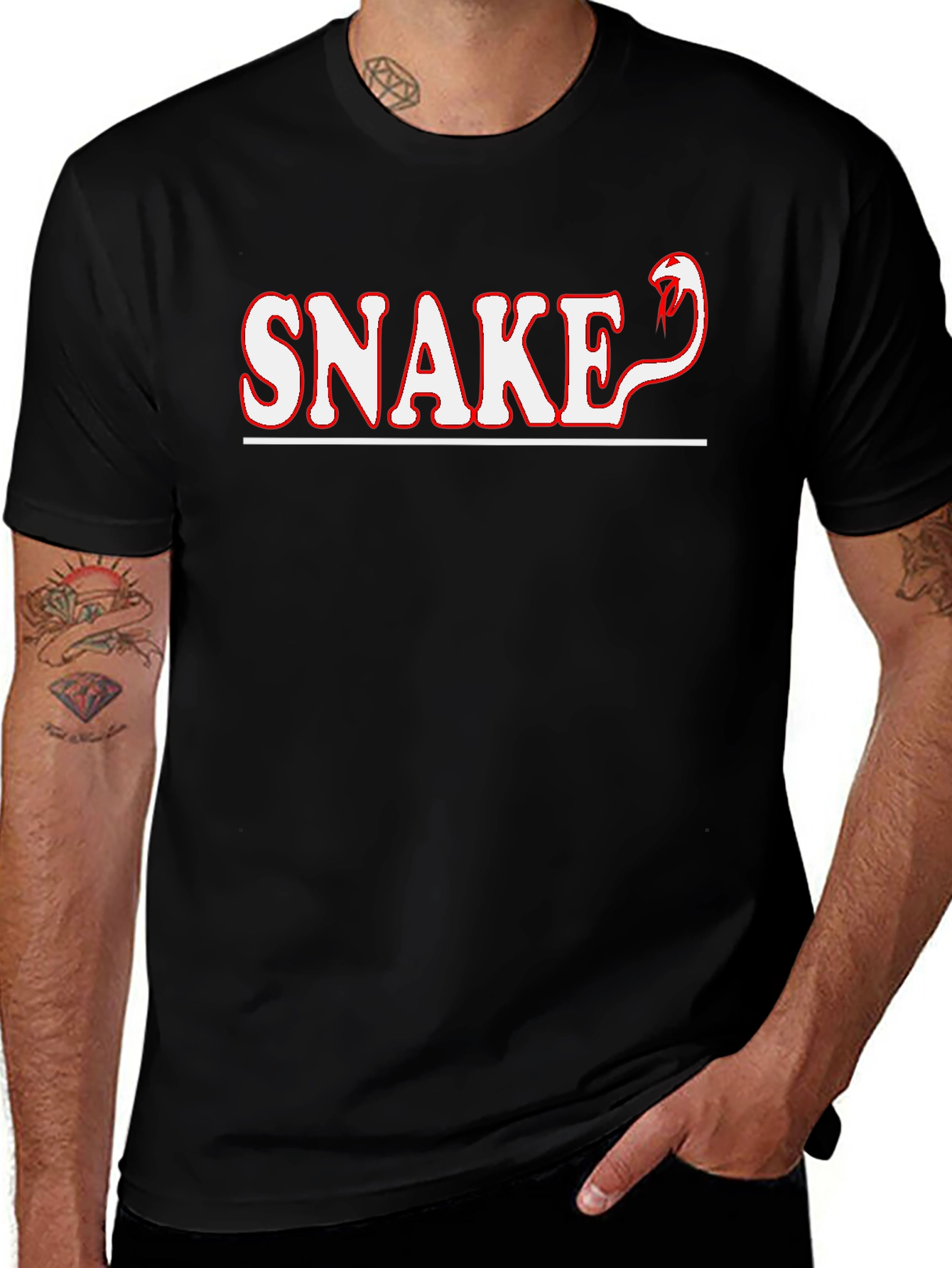 Snake Graphic Tee - Cool & Unique Design