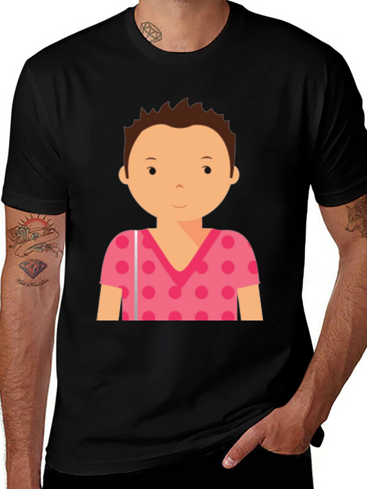 Graphic Tee - Cartoon Person