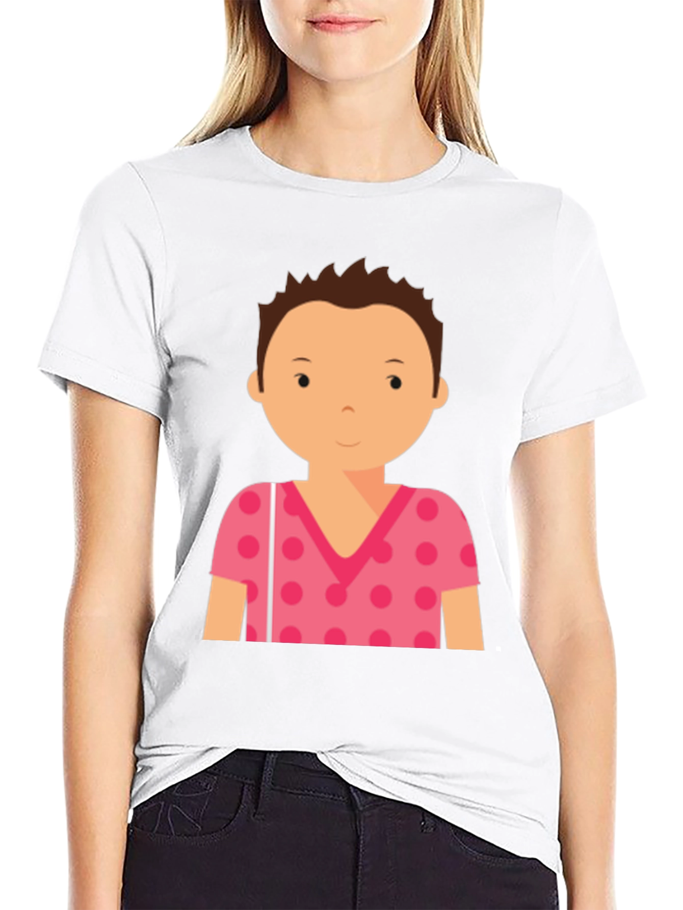 Graphic Tee - Cartoon Person