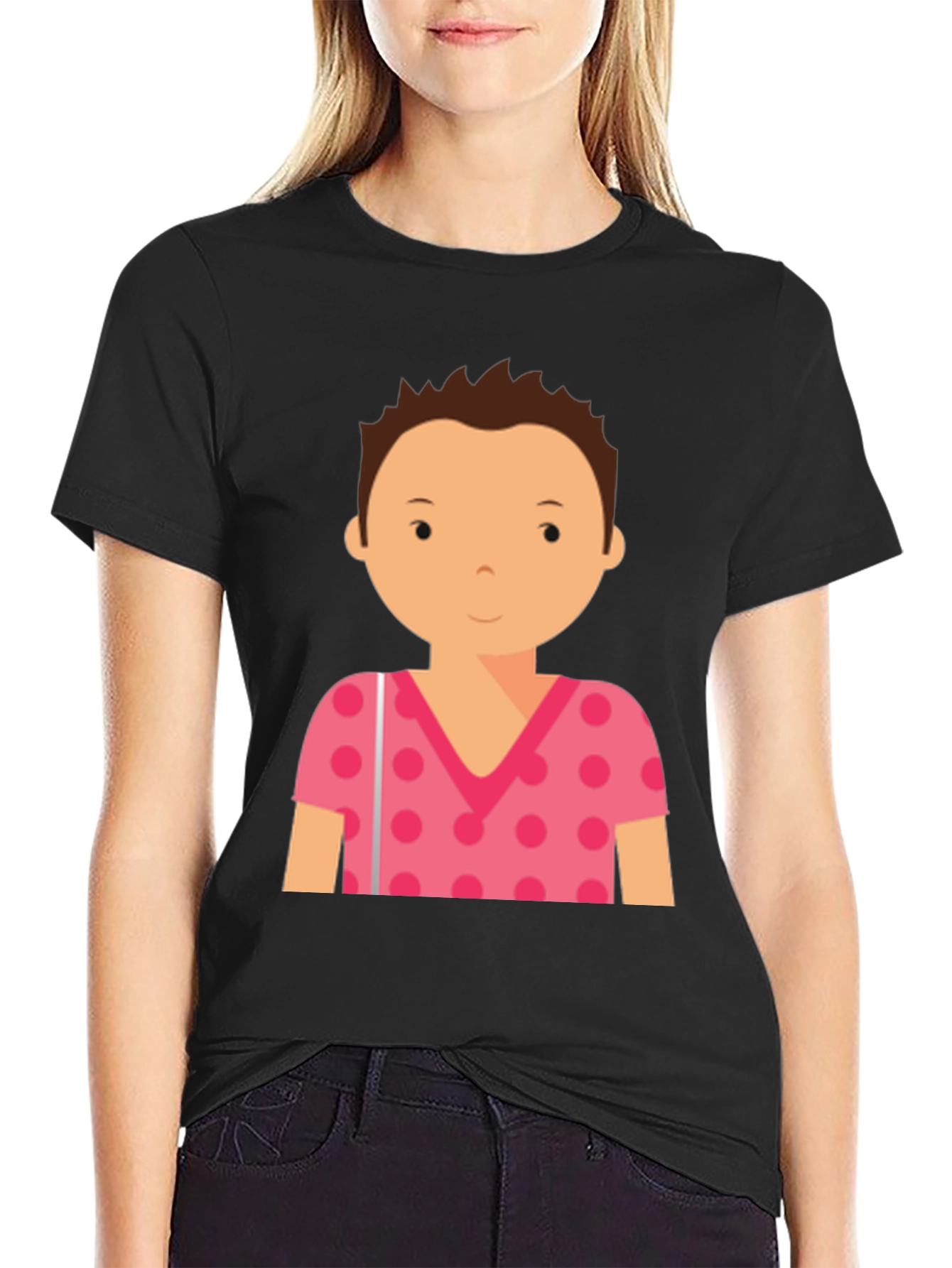 Graphic Tee - Cartoon Person