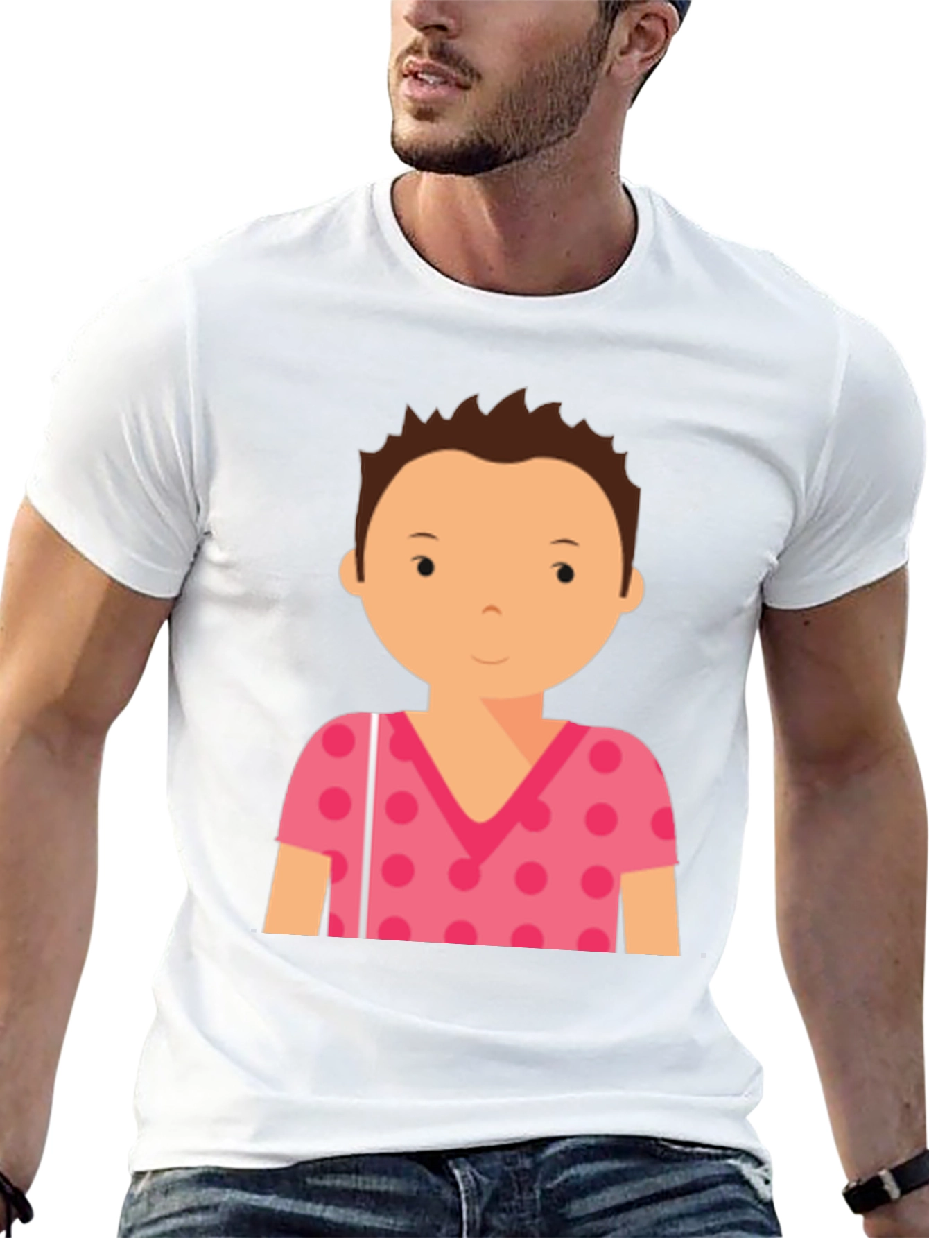 Graphic Tee - Cartoon Person
