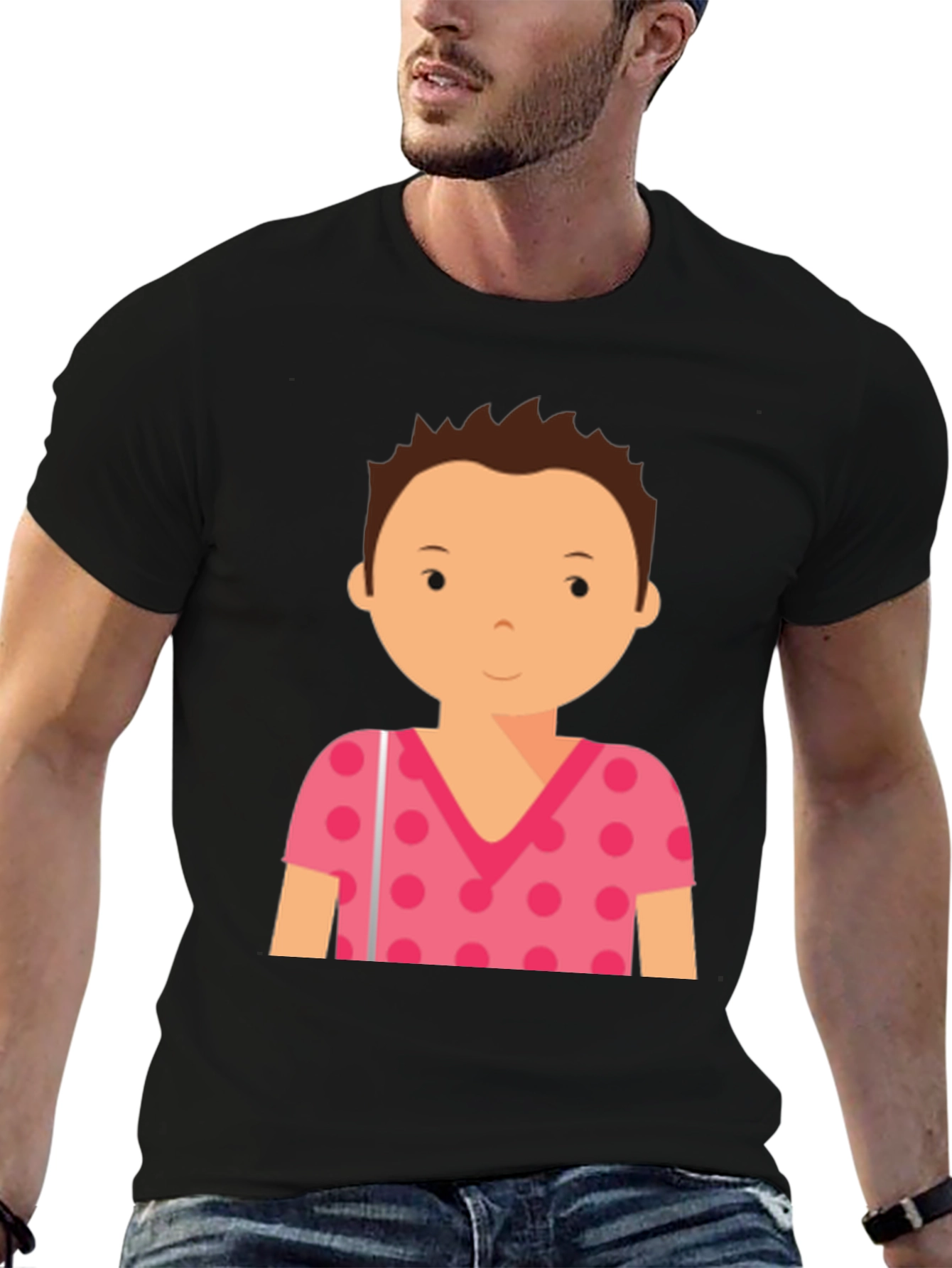 Graphic Tee - Cartoon Person