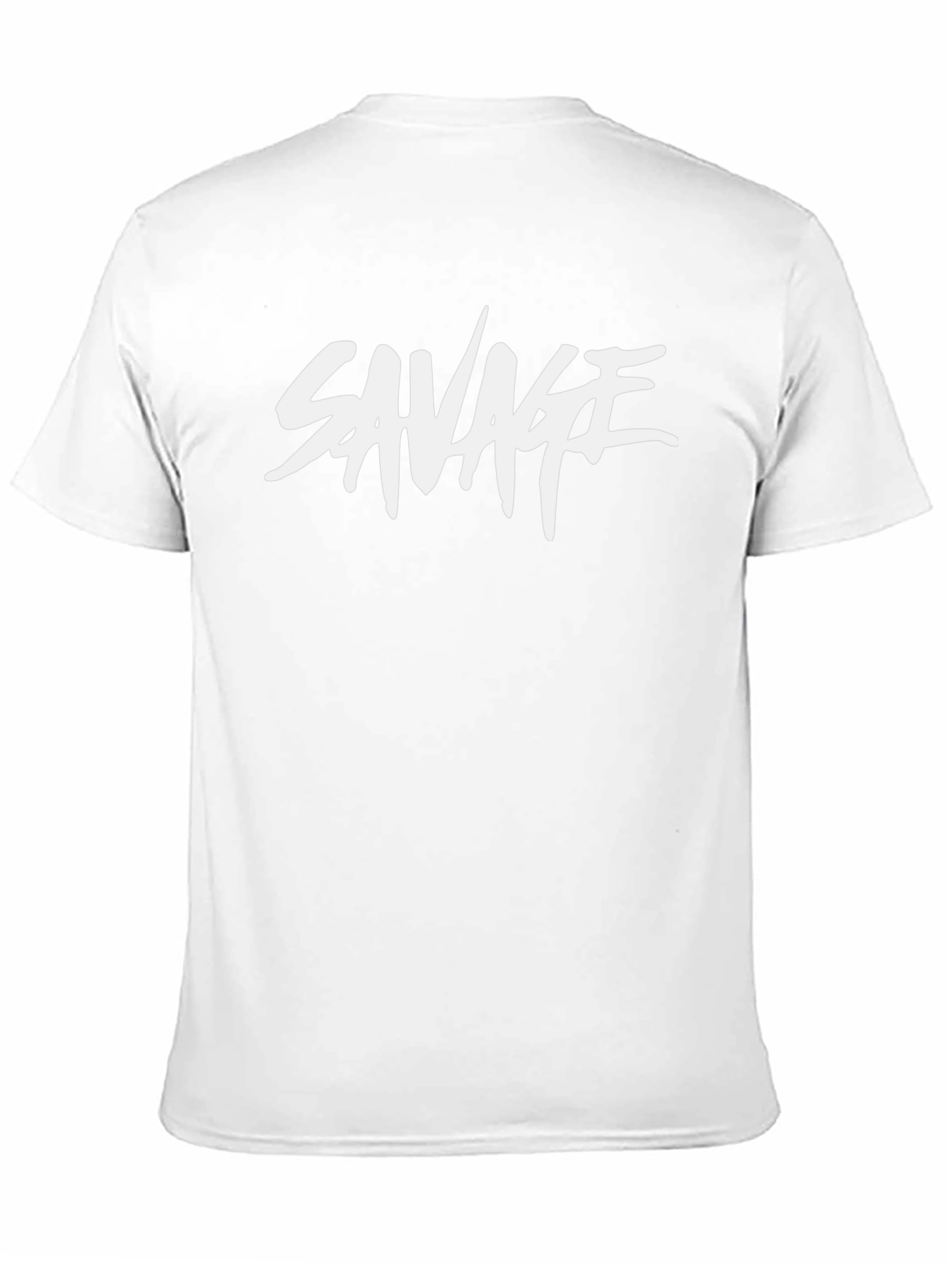 Savage Graphic Print Black T-Shirt