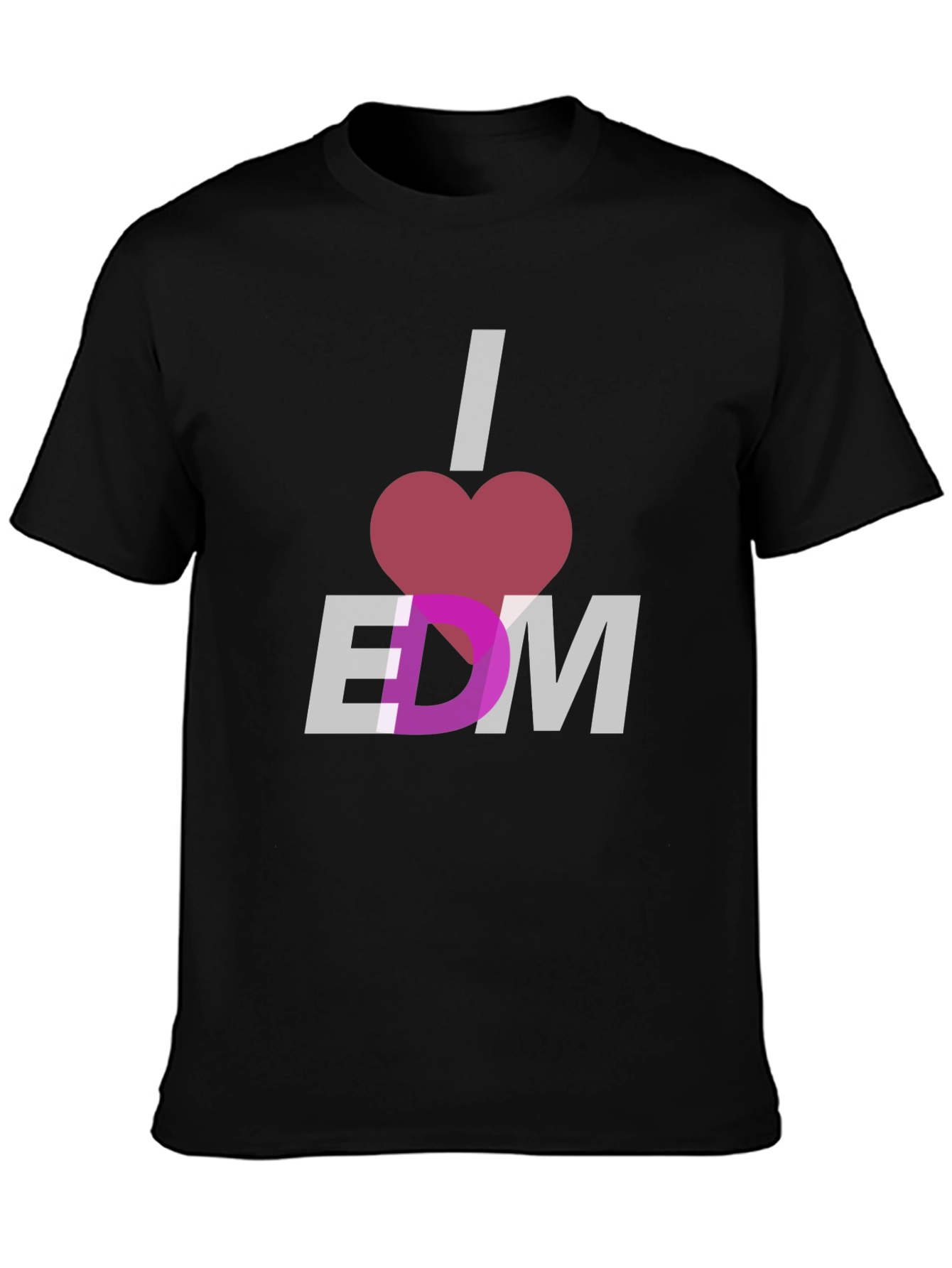 I Heart EDM Black T-Shirt