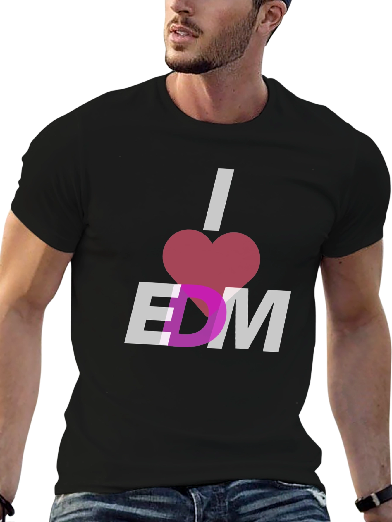 I Heart EDM Black T-Shirt