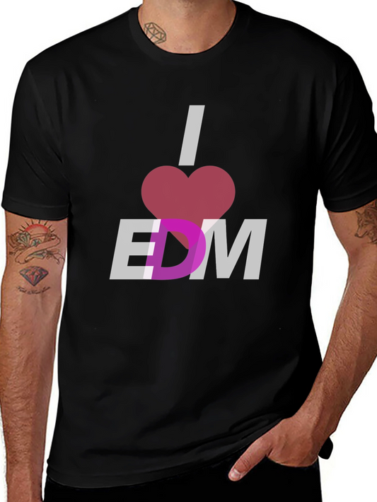I Heart EDM Black T-Shirt