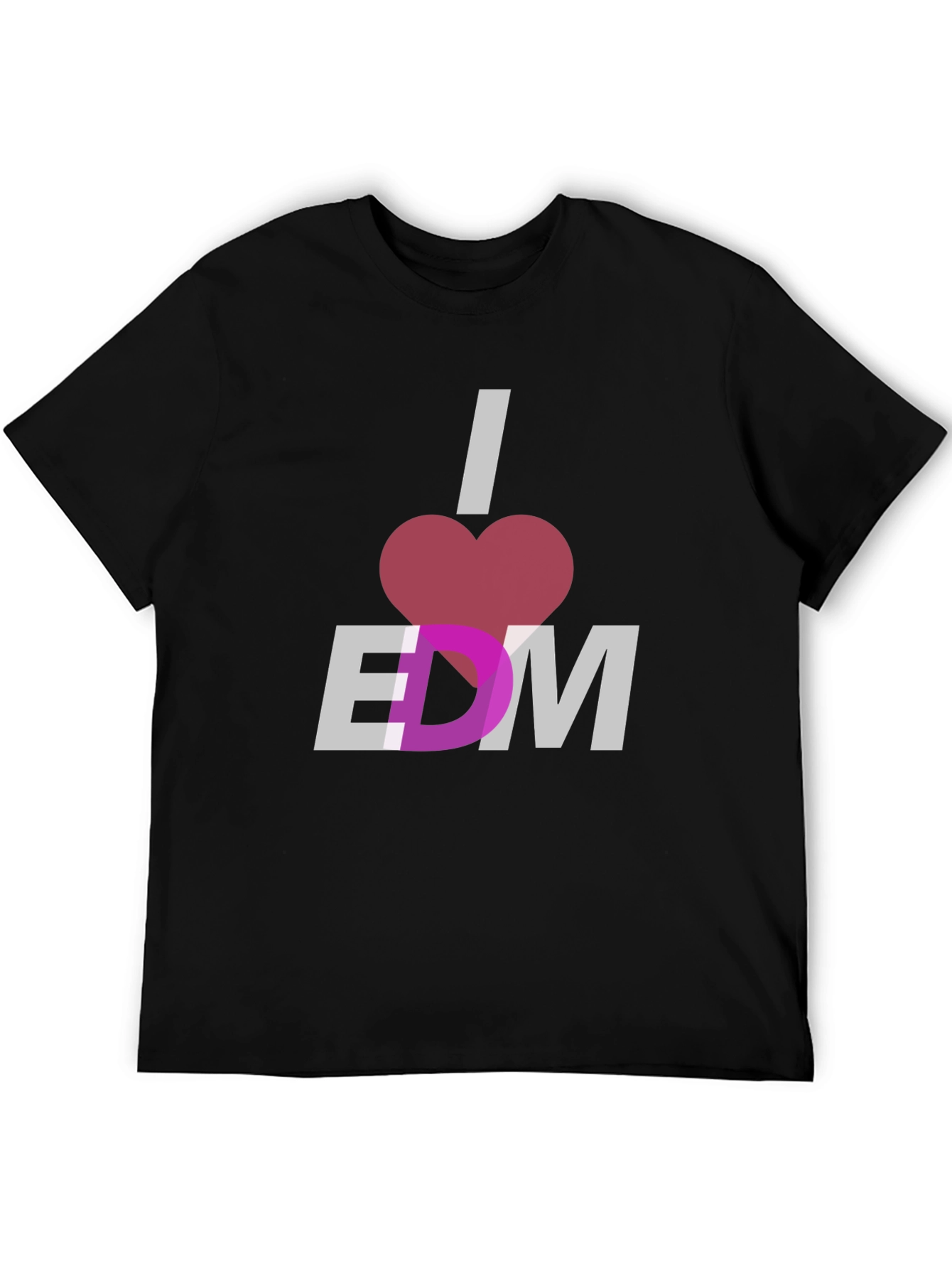 I Heart EDM Black T-Shirt