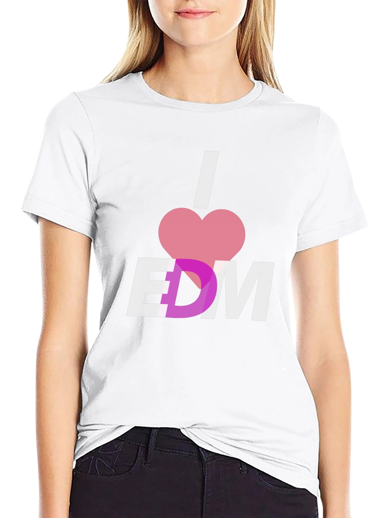 I Heart EDM Black T-Shirt