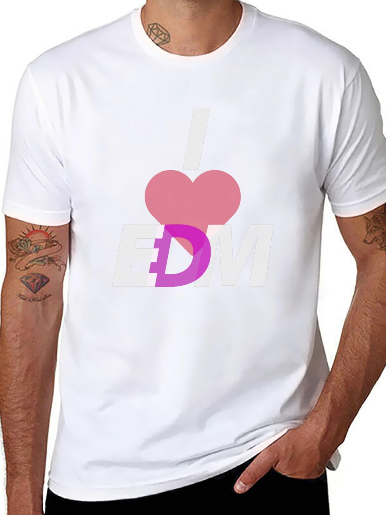 I Heart EDM Black T-Shirt