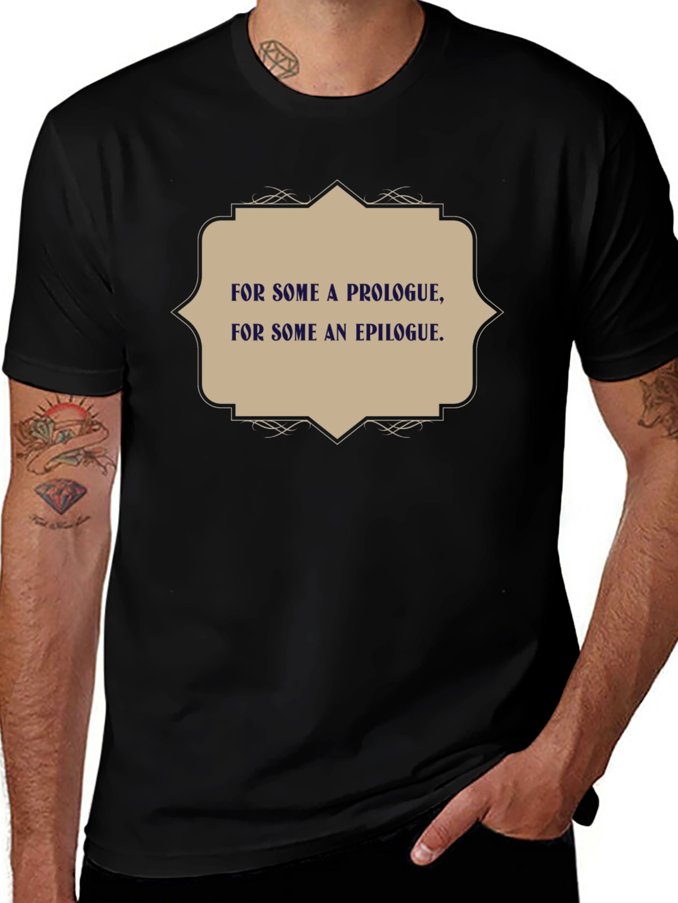 Literary T-Shirt - Prologue & Epilogue Quote Tee