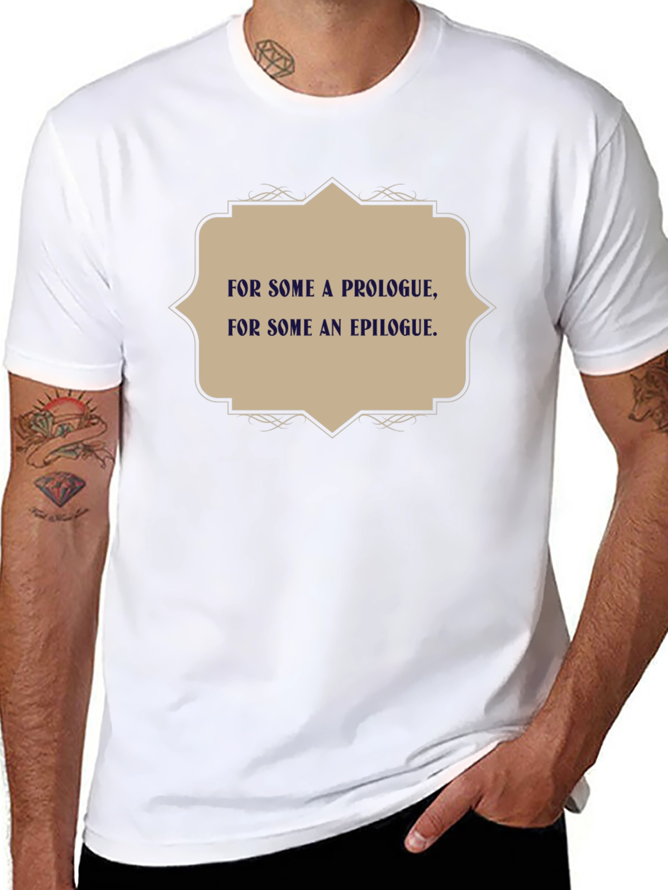 Literary T-Shirt - Prologue & Epilogue Quote Tee