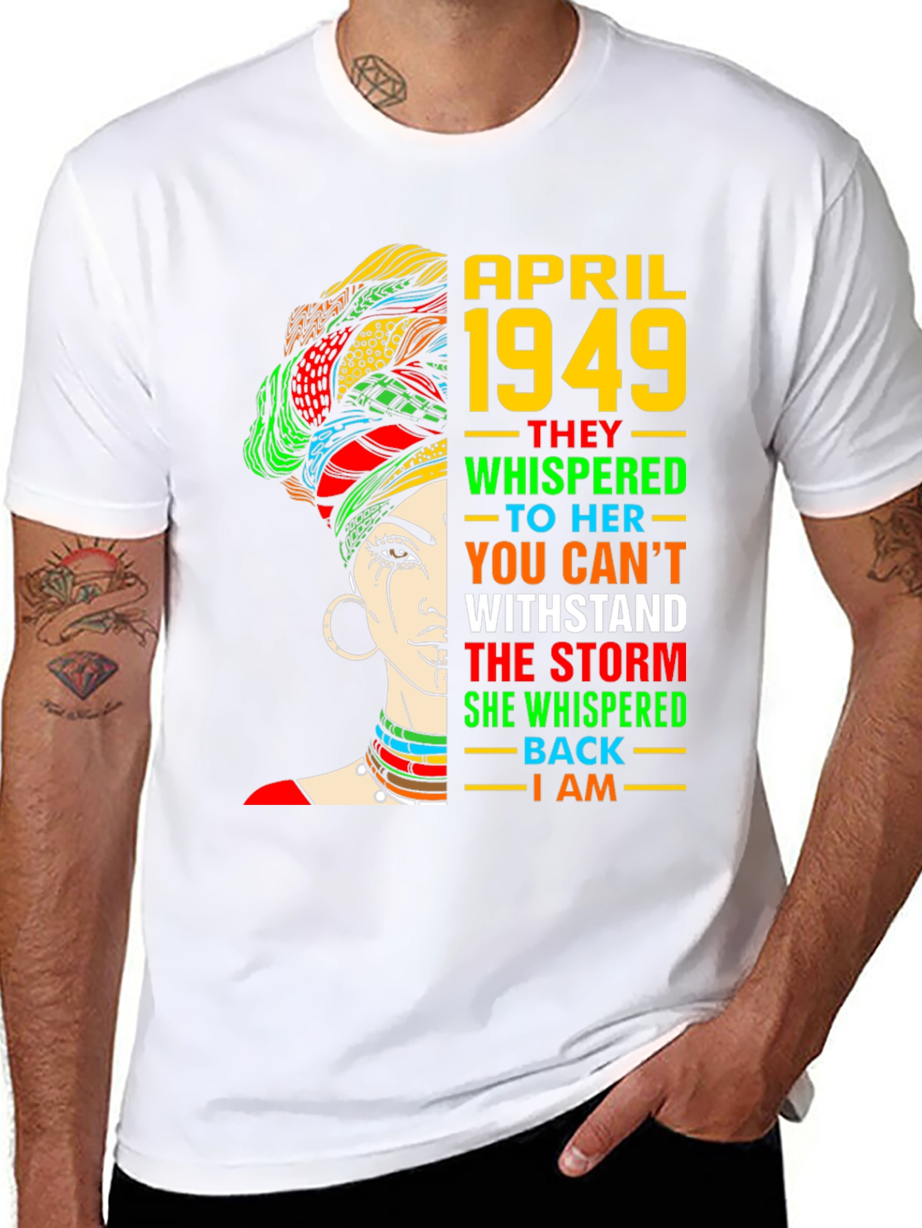 April 1949 T-Shirt African Queen Black History Month