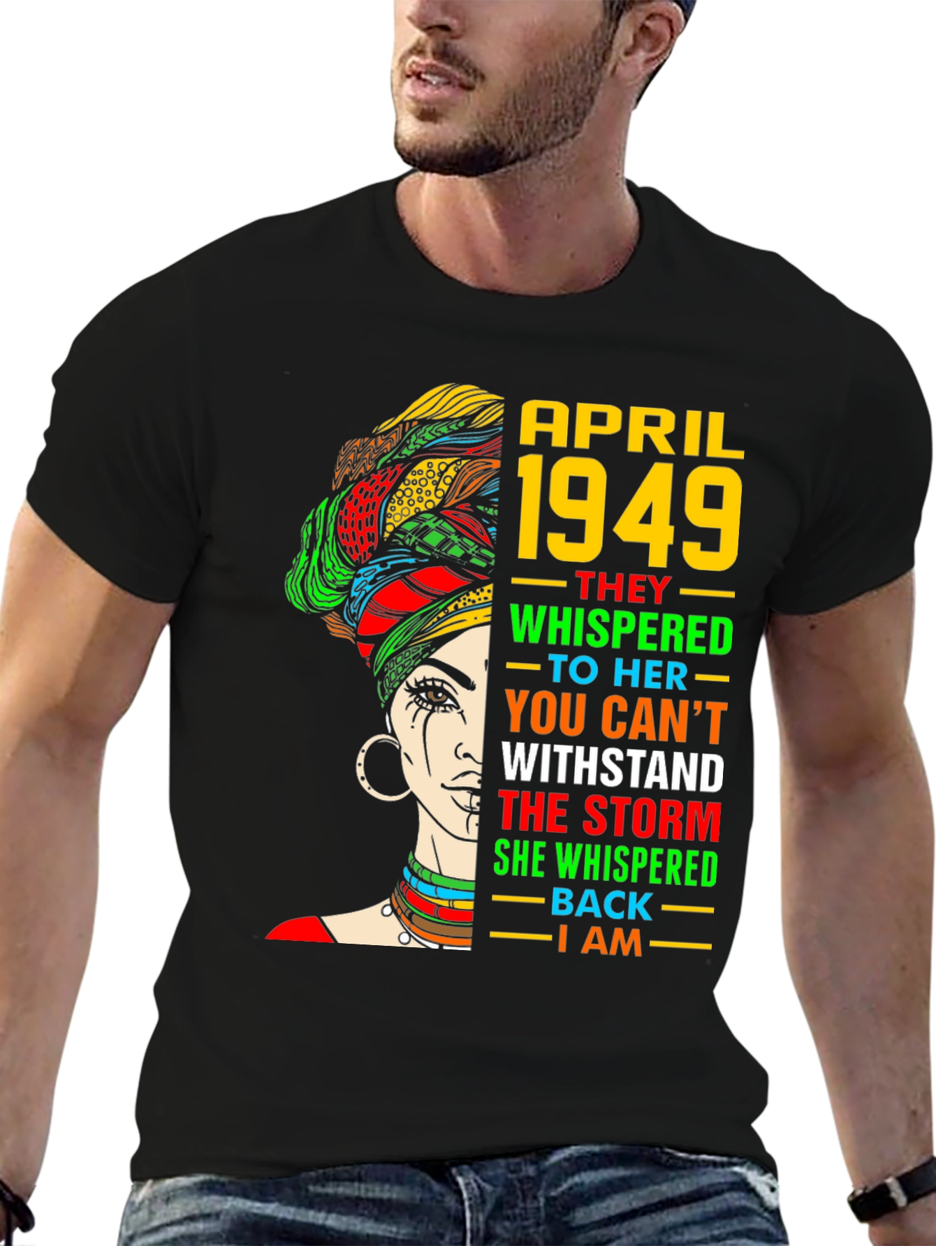 April 1949 T-Shirt African Queen Black History Month
