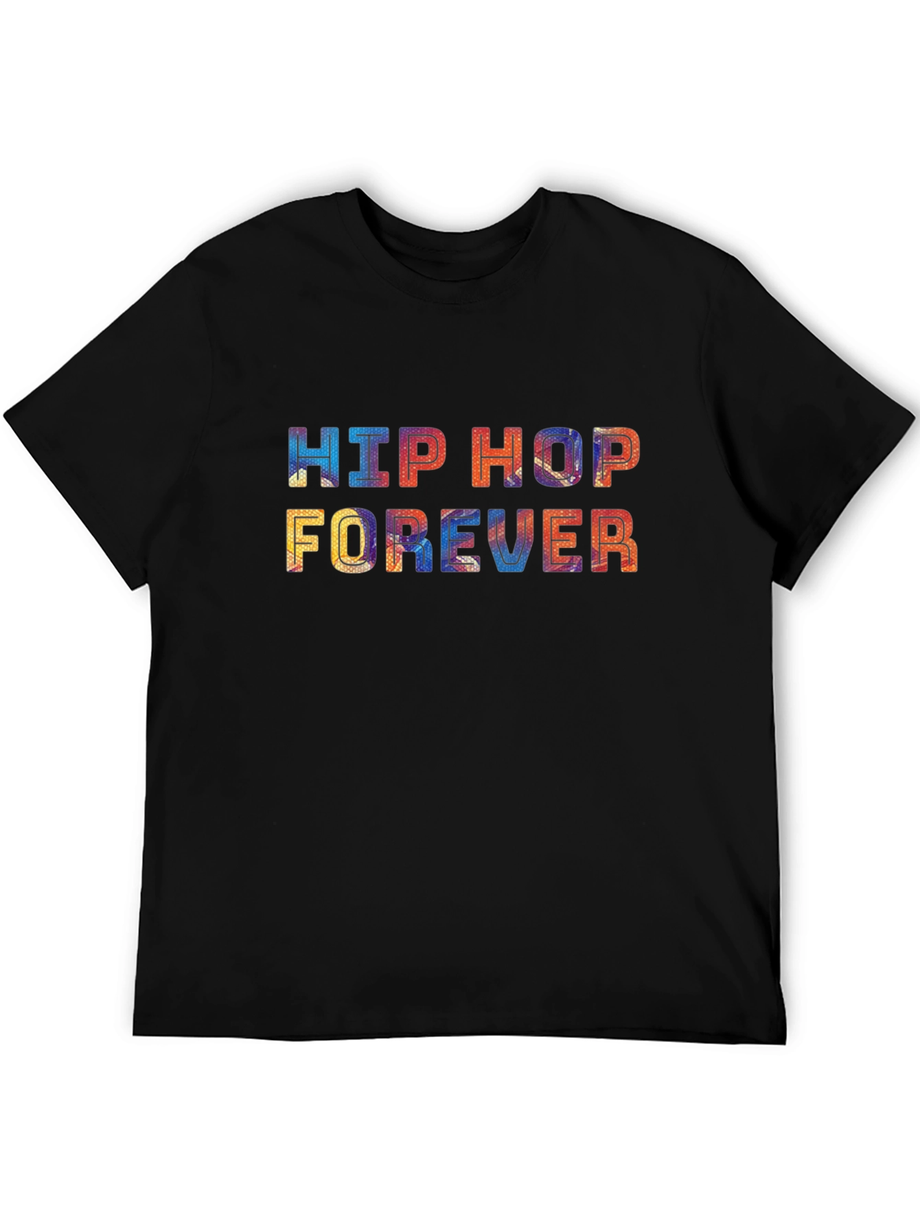 Hip Hop Forever Graphic Print T-Shirt