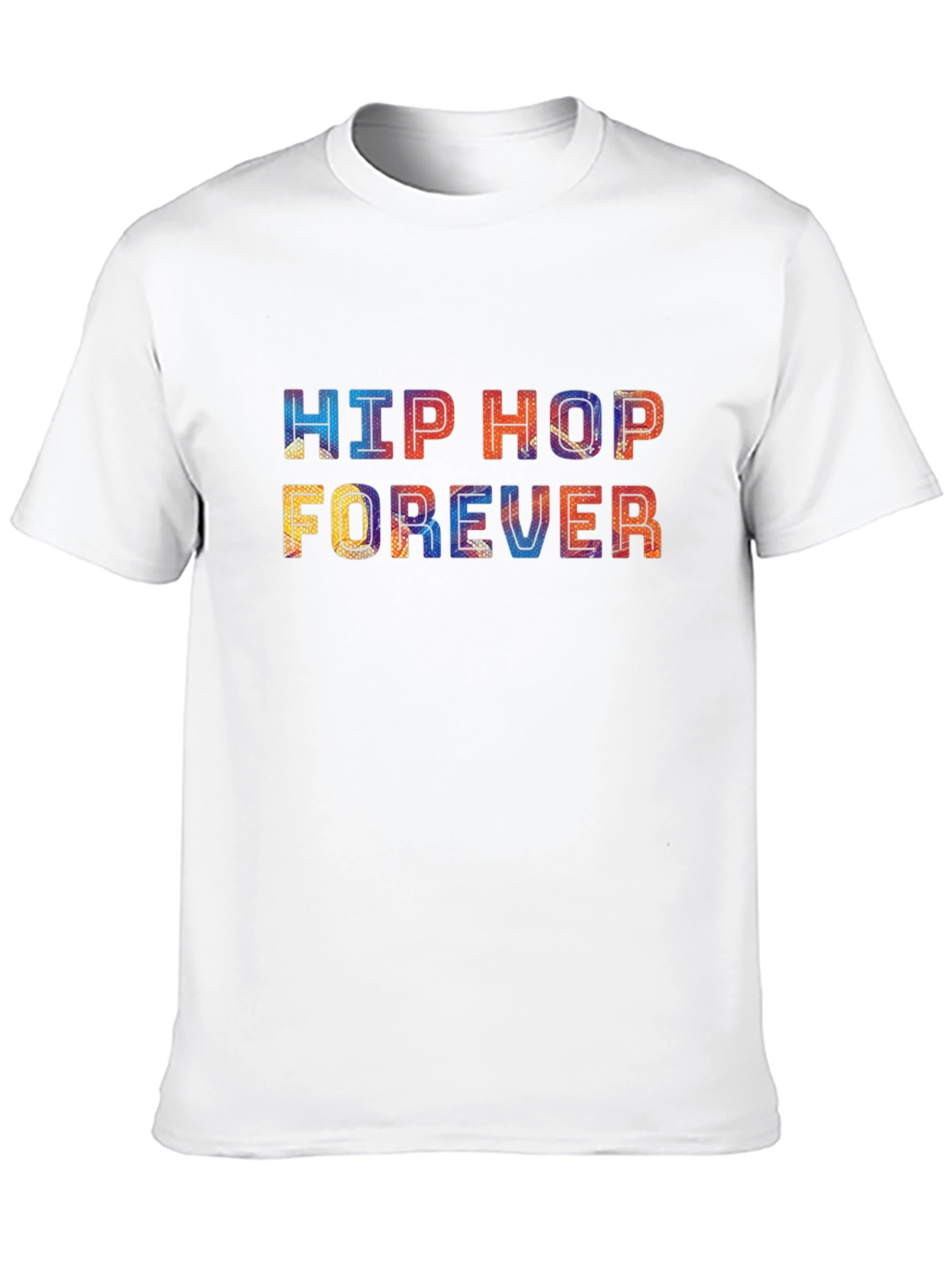 Hip Hop Forever Graphic Print T-Shirt