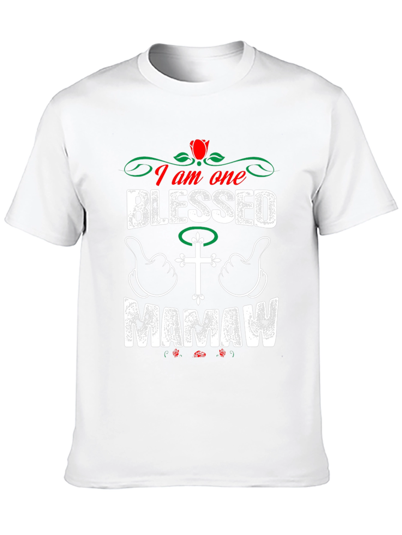 Blessed Mamaw T-Shirt - Christian Family Love
