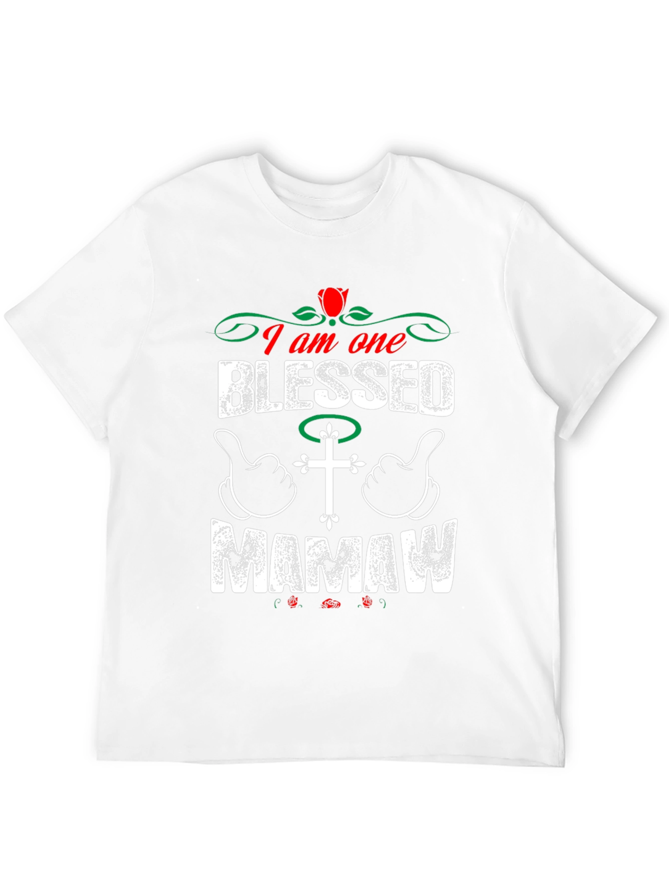 Blessed Mamaw T-Shirt - Christian Family Love