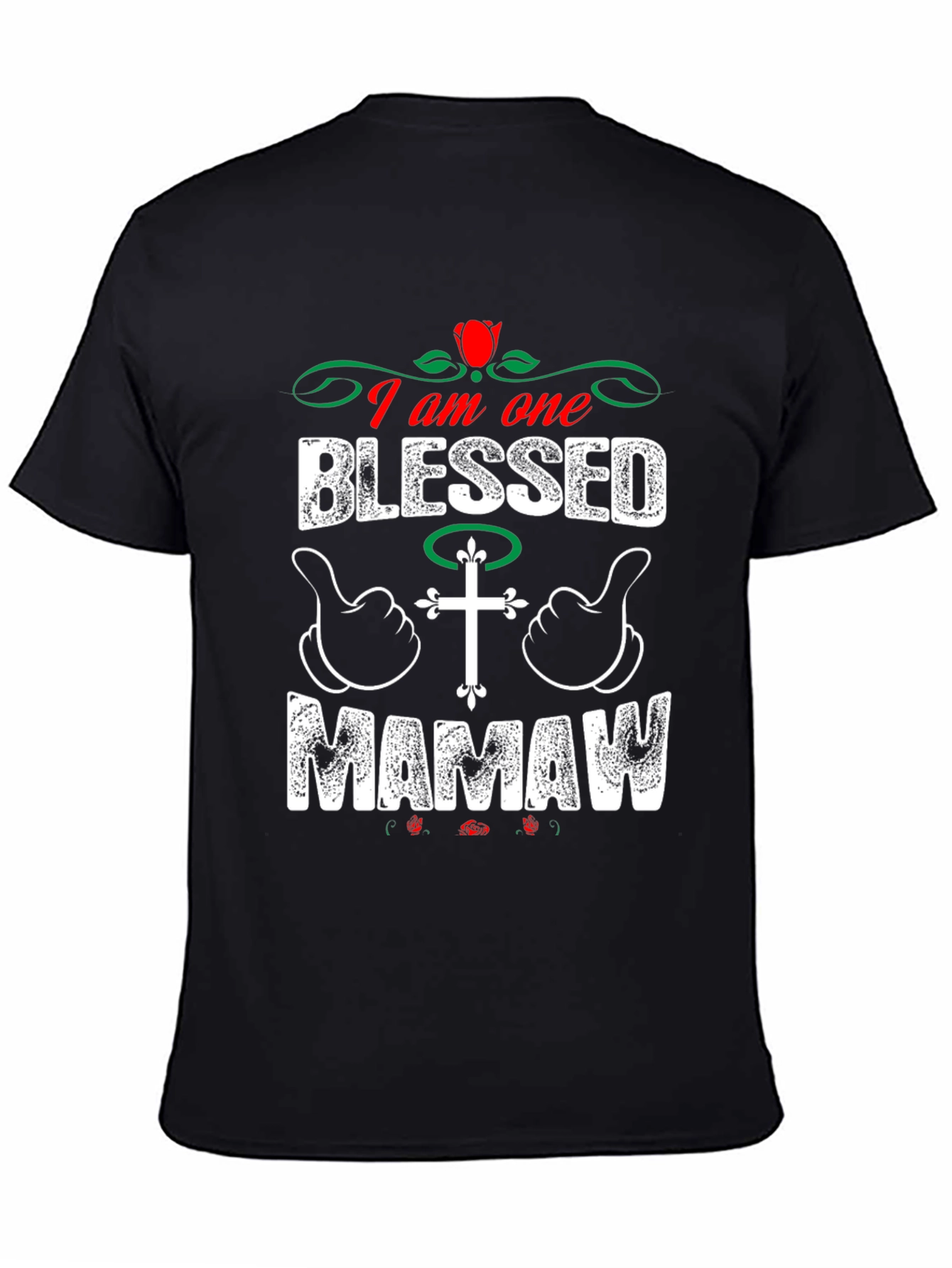Blessed Mamaw T-Shirt - Christian Family Love