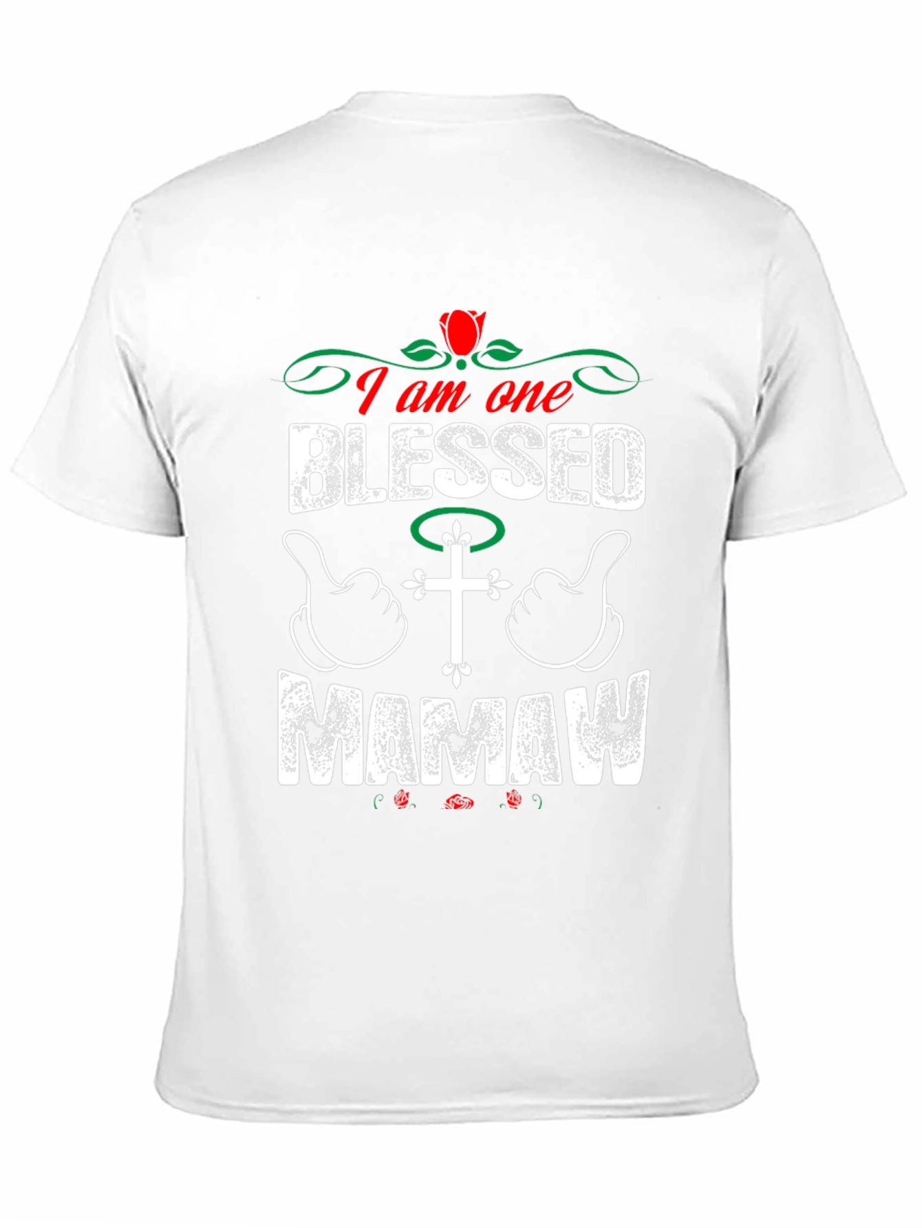 Blessed Mamaw T-Shirt - Christian Family Love