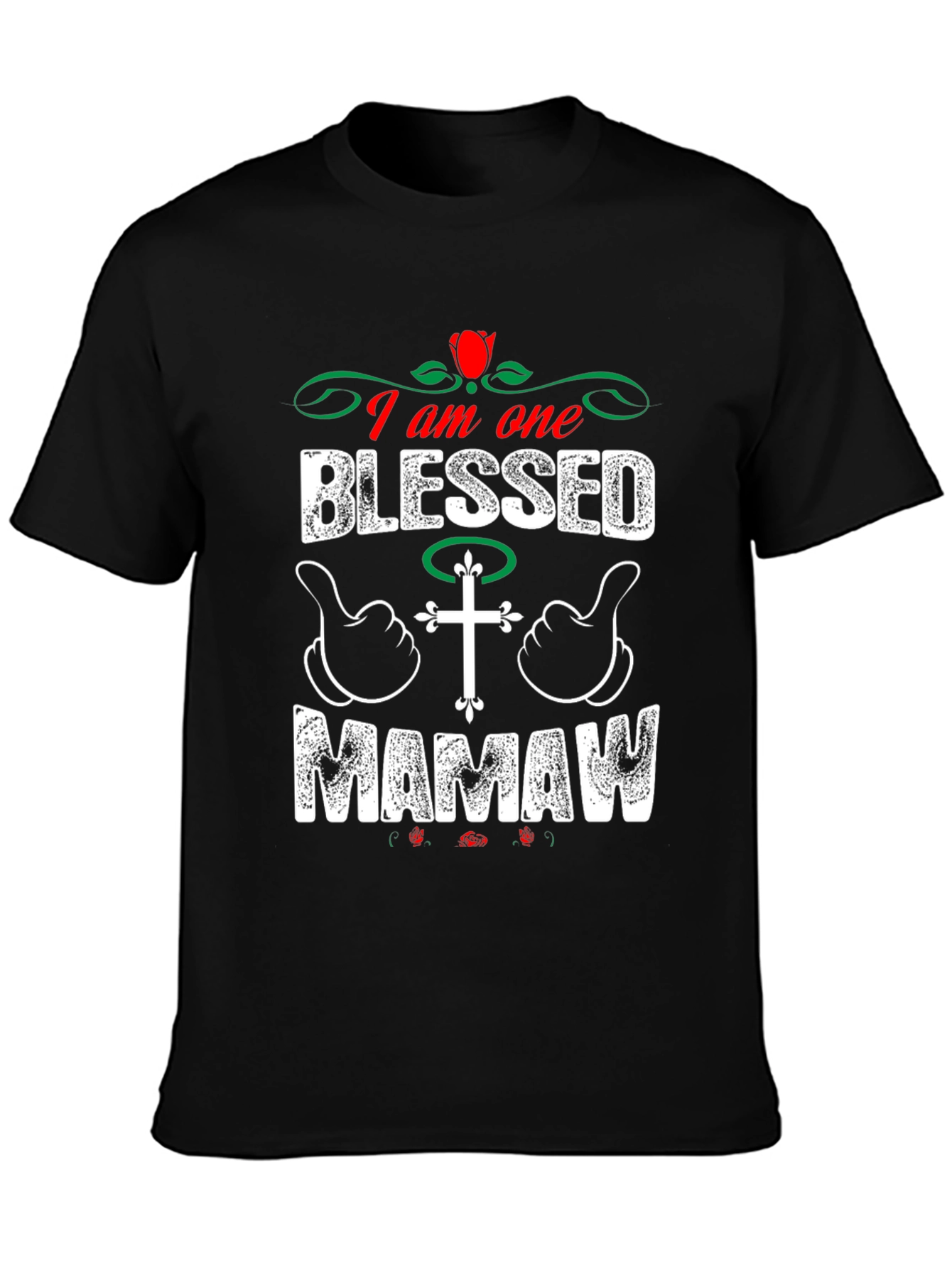 Blessed Mamaw T-Shirt - Christian Family Love