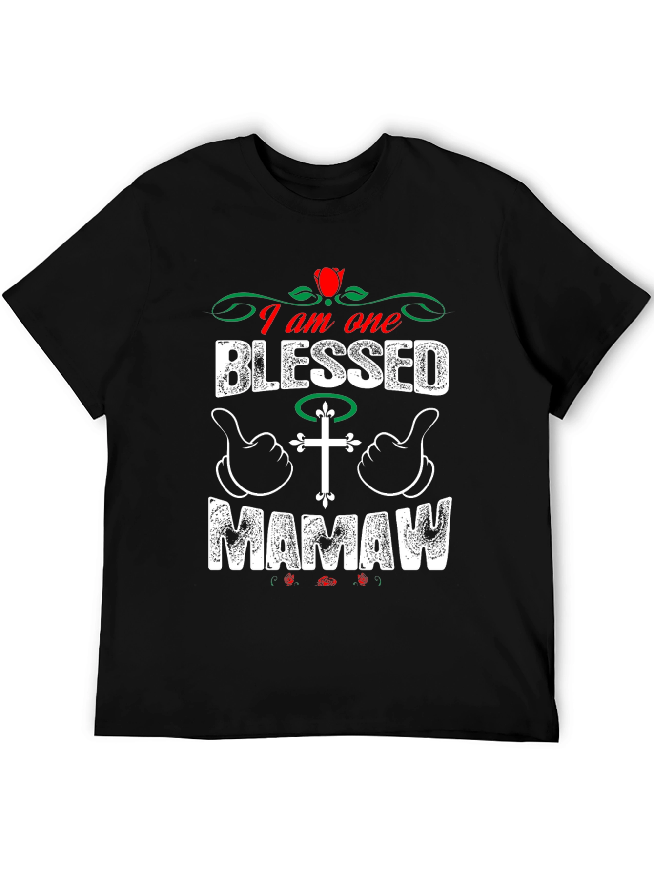 Blessed Mamaw T-Shirt - Christian Family Love
