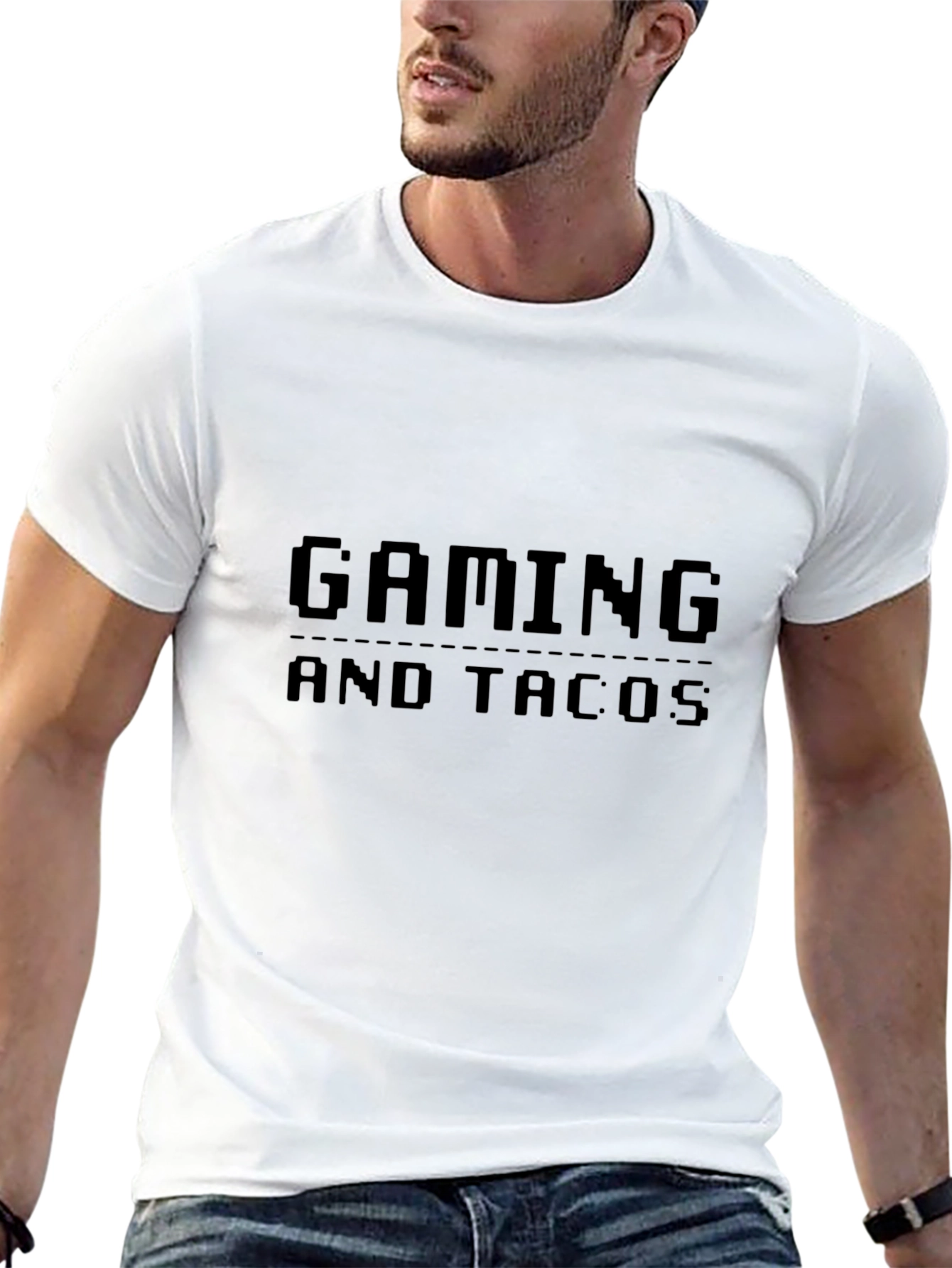 Gaming and Tacos Black T-Shirt