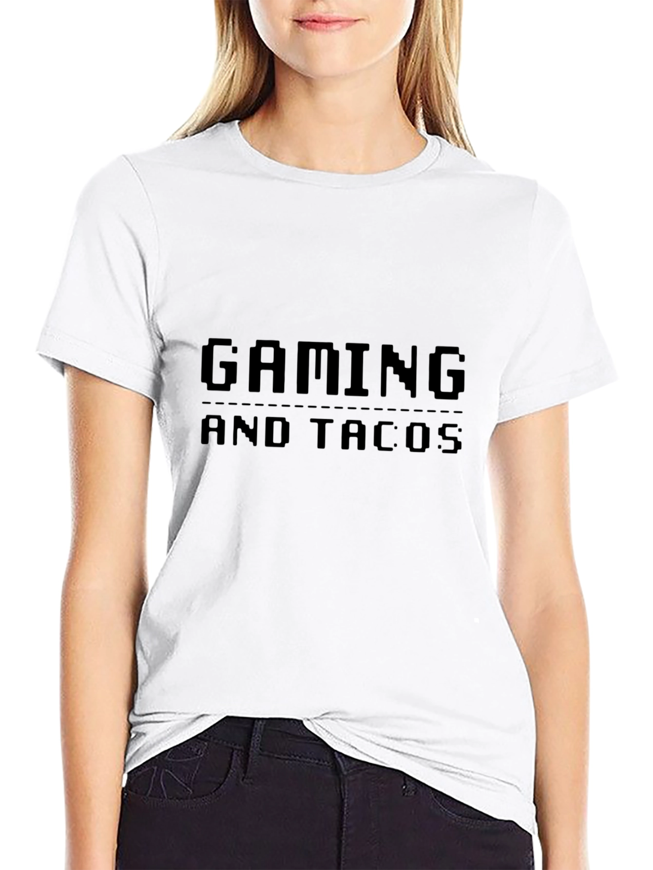 Gaming and Tacos Black T-Shirt