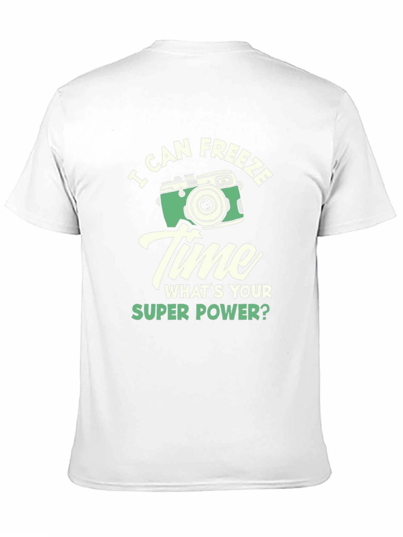 Freeze Time Camera Graphic Tee - Superpower T-Shirt