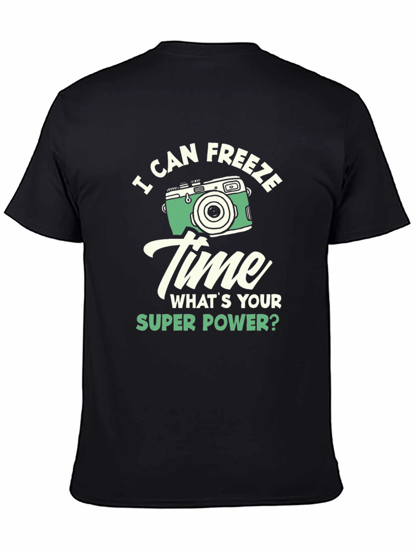 Freeze Time Camera Graphic Tee - Superpower T-Shirt